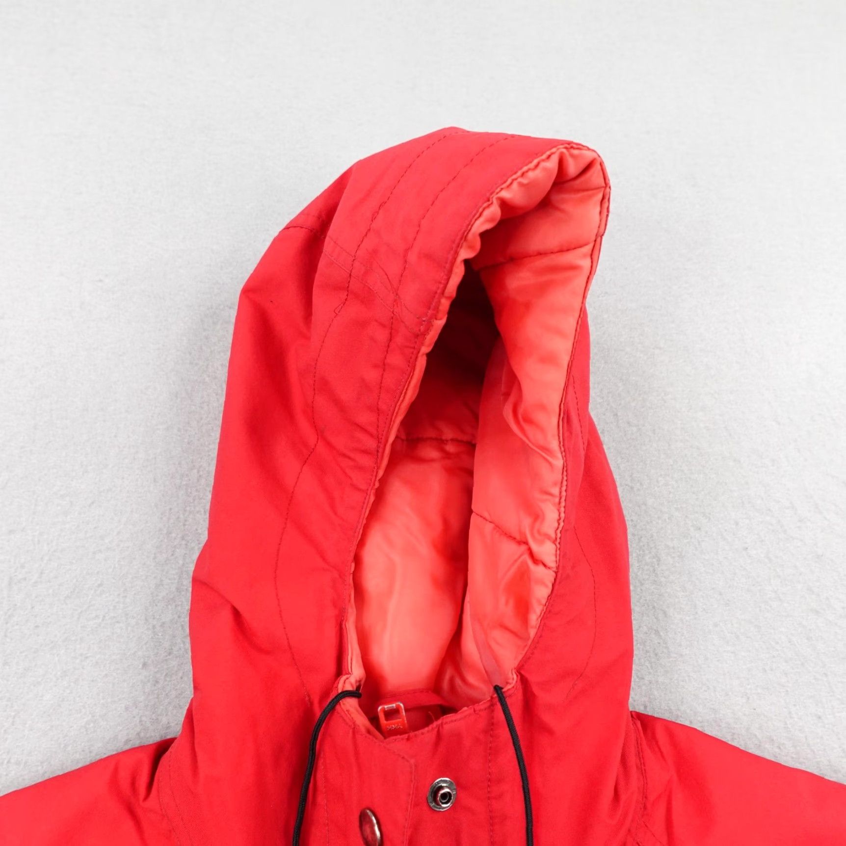 Vintage VINTAGE Cabela's Jacket Womens Small Red Waterproof Thinsulate Parka Quilted 80s Parka Jacket Red 80s Vintage Womens Small Size S / US 4 / IT 40 - 2 Thumbnail