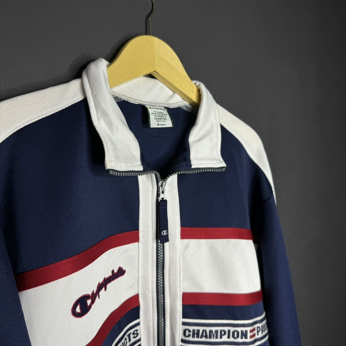 Champion Vintage Champion Jaspo Track Jacket Size US L / EU 52-54 / 3 - 3 Thumbnail