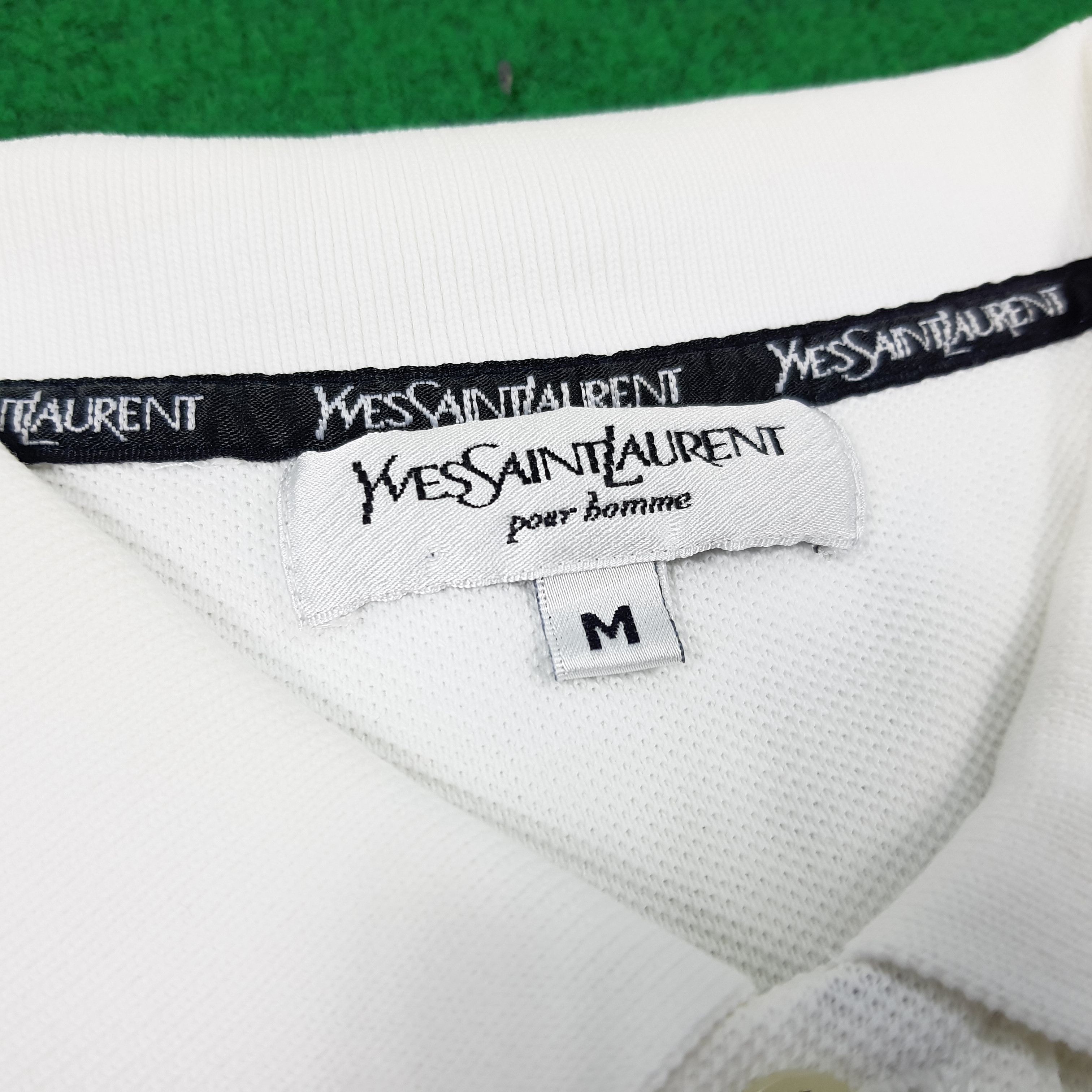Vintage × Yves Saint Laurent Vintage Yves Saint Laurent Luxury Designer Polo Shirt Size US M / EU 48-50 / 2 - 4 Thumbnail