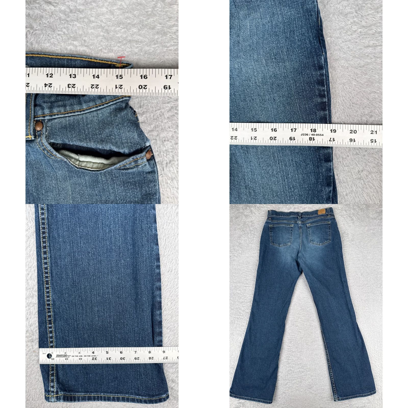 Old Navy Old Navy Jeans Womens 12 Bootcut Mid Rise Stretch Denim Pants 31x32 Blue Regular Denim Bootcut Womens Size 34" / US 12 / IT 48 - 9 Thumbnail