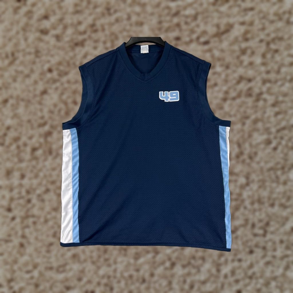 Old Navy Old Navy Shirt Adult XL Blue White Tank Sleeveless Basketball Logo Poly Mens Size US XL / EU 56 / 4 - 1 Thumbnail