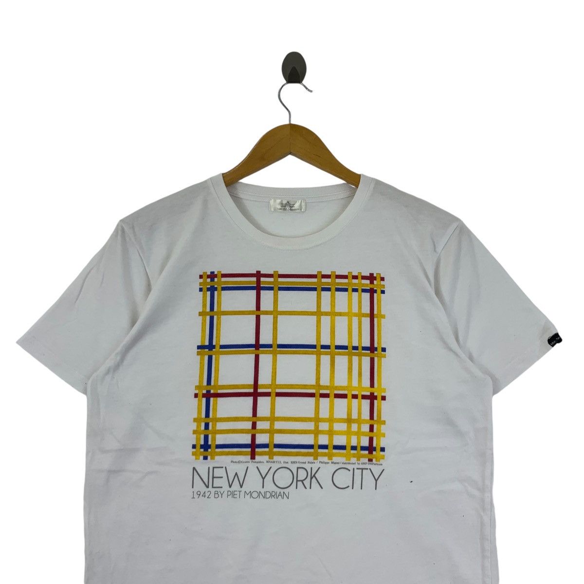 Vintage PIET MONDRIAN ART New York City Museum Tee Shirt Size US L / EU 52-54 / 3 - 2 Thumbnail