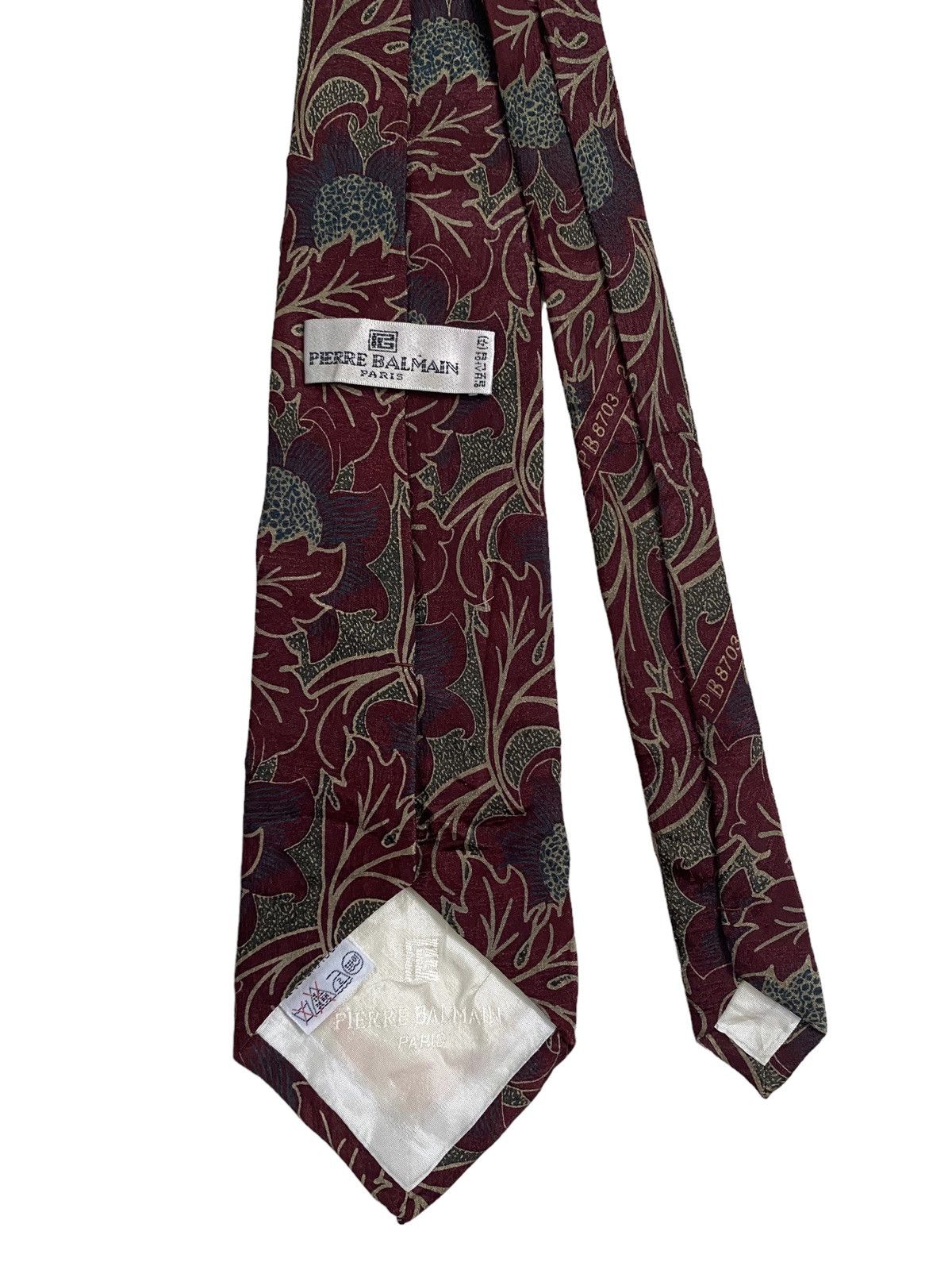 Pierre Balmain × Vintage 💥VINTAGE PIERRE BALMAIN Paris necktie silk tie Size ONE SIZE - 4 Thumbnail