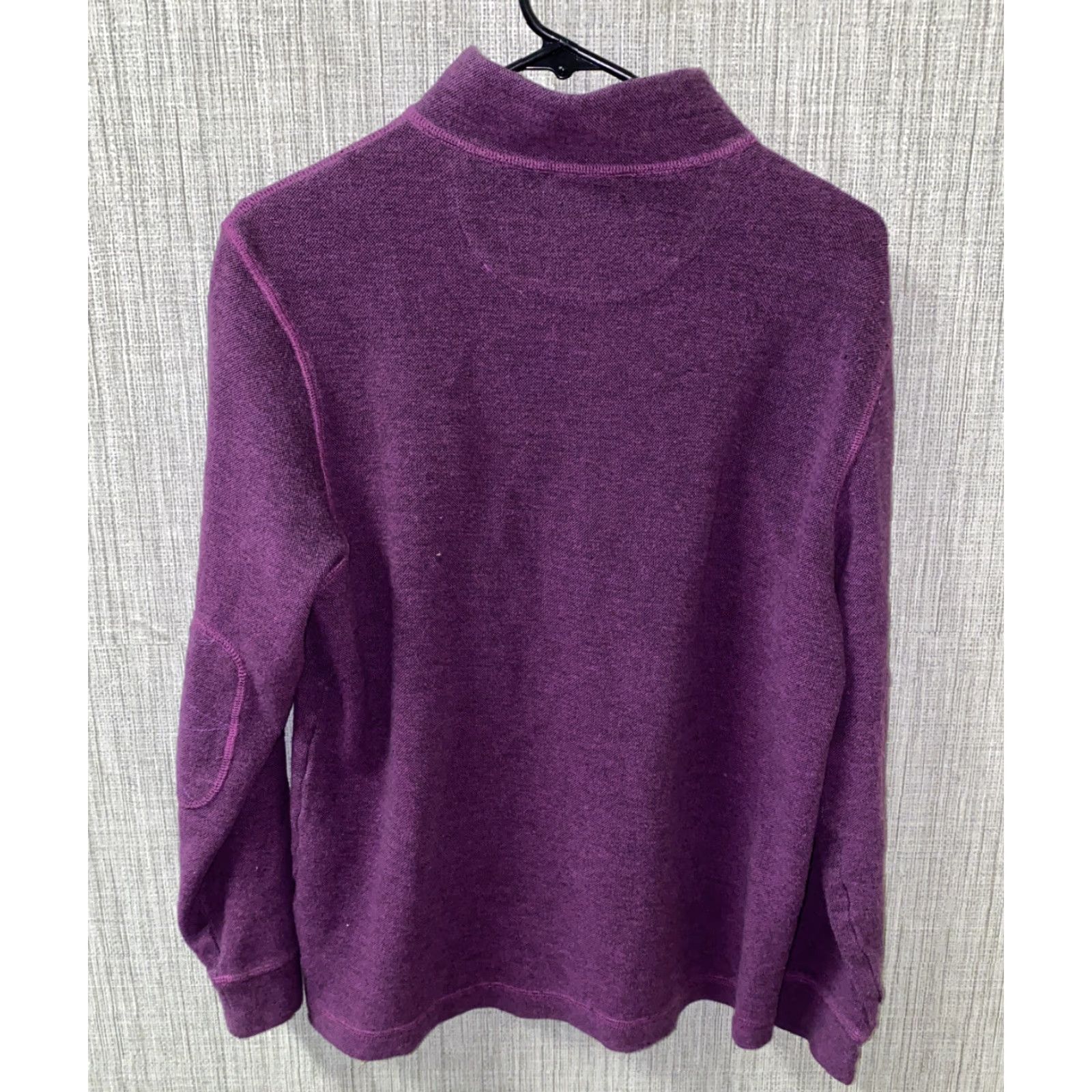 BUGATCHI Bugatchi Mens Purple 1/2 Zip Pullover Sweatshirt Size S Size US S / EU 44-46 / 1 - 4 Thumbnail