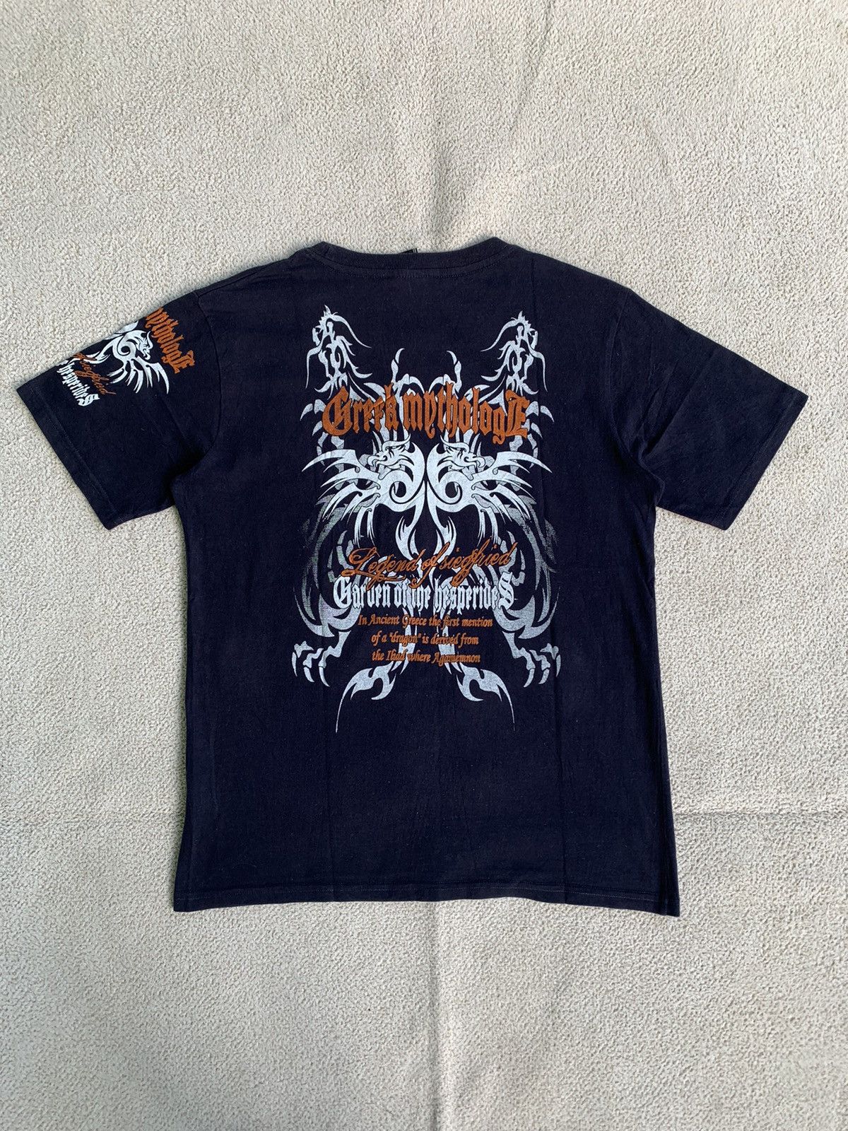 If Six Was Nine × Japanese Brand × Le Grande Bleu (L.G.B.) JAPANESE POEM GOTHIC ZEKY TSHIRT TEE Size US L / EU 52-54 / 3 - 1 Thumbnail