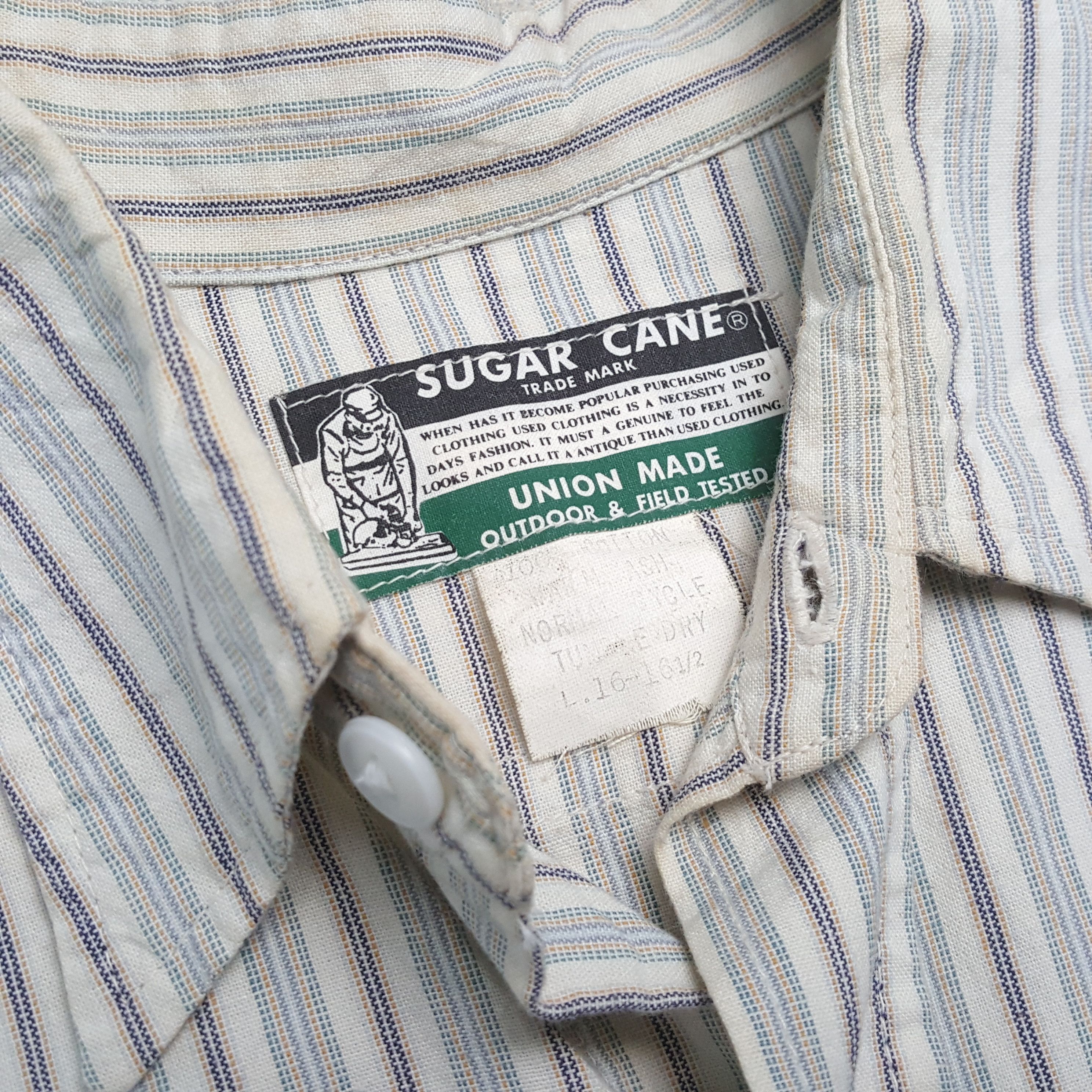Sugar Cane × Vintage SUGAR CANE Japanese Brand Casual Style Shirt Size US L / EU 52-54 / 3 - 8 Thumbnail