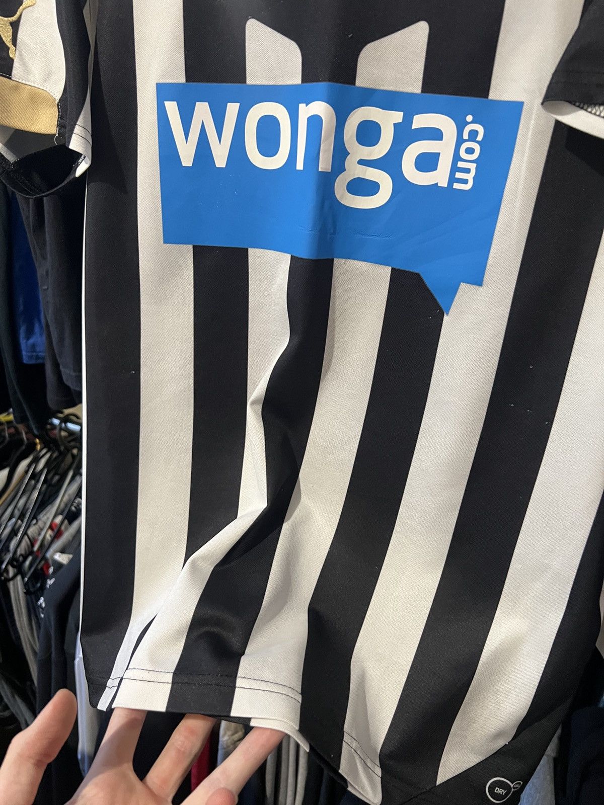 Puma × Vintage 2014/2015 PUMA NEWCASTLE UNITED FC HOME FOOTBALL SHIRT SZ S Size US S / EU 44-46 / 1 - 4 Thumbnail