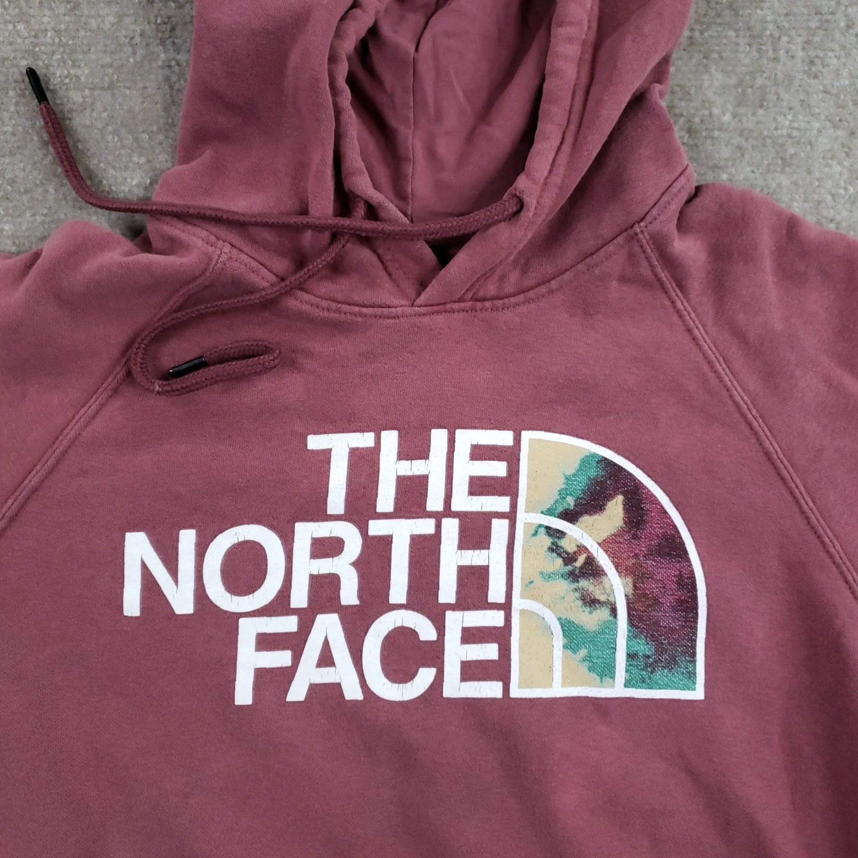 The North Face The North Face Hoodie Womens Small Red Pullover Sweatshirt Logo Kangaroo Pocket Size S / US 4 / IT 40 - 7 Thumbnail