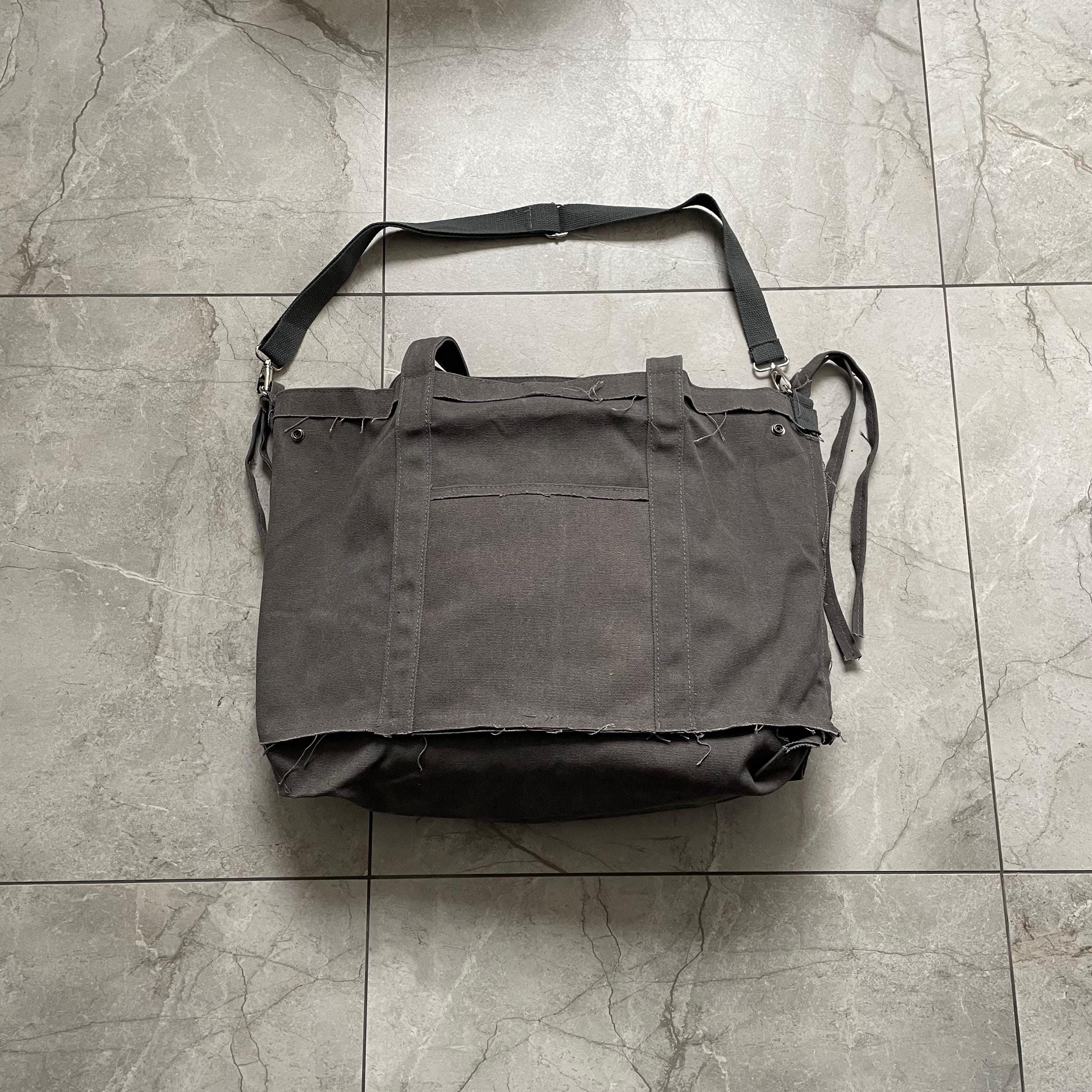 Other Large Canvas Messenger Bag grunge opium distressed y2k Size ONE SIZE - 9 Thumbnail