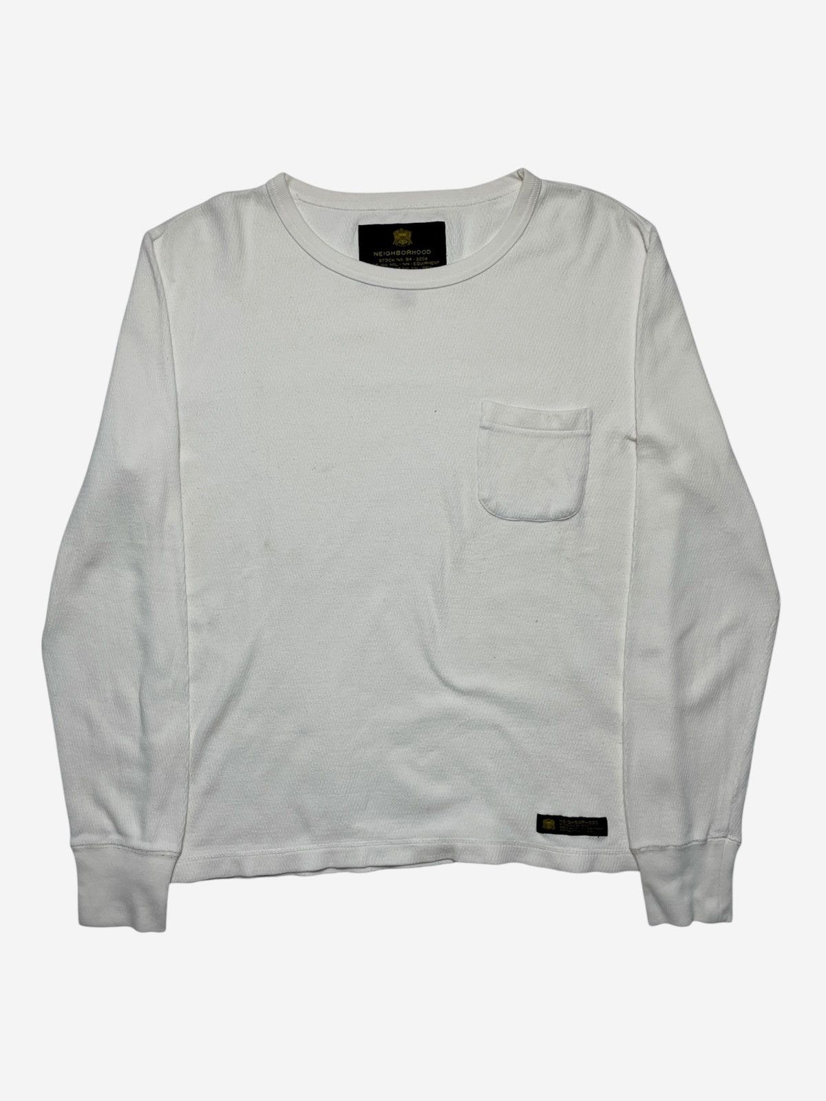 20471120 2000’s Neighborhood - Textured Knit Longsleeve Shirt Size US M / EU 48-50 / 2 - 2 Thumbnail