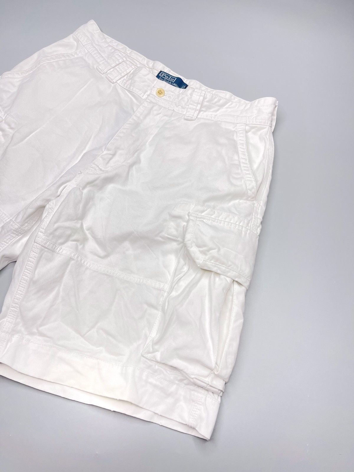 Polo Ralph Lauren × Vintage Vintage Y2k Polo Ralph Lauren Cargo Shorts Military Size US 34 / EU 50 - 3 Thumbnail