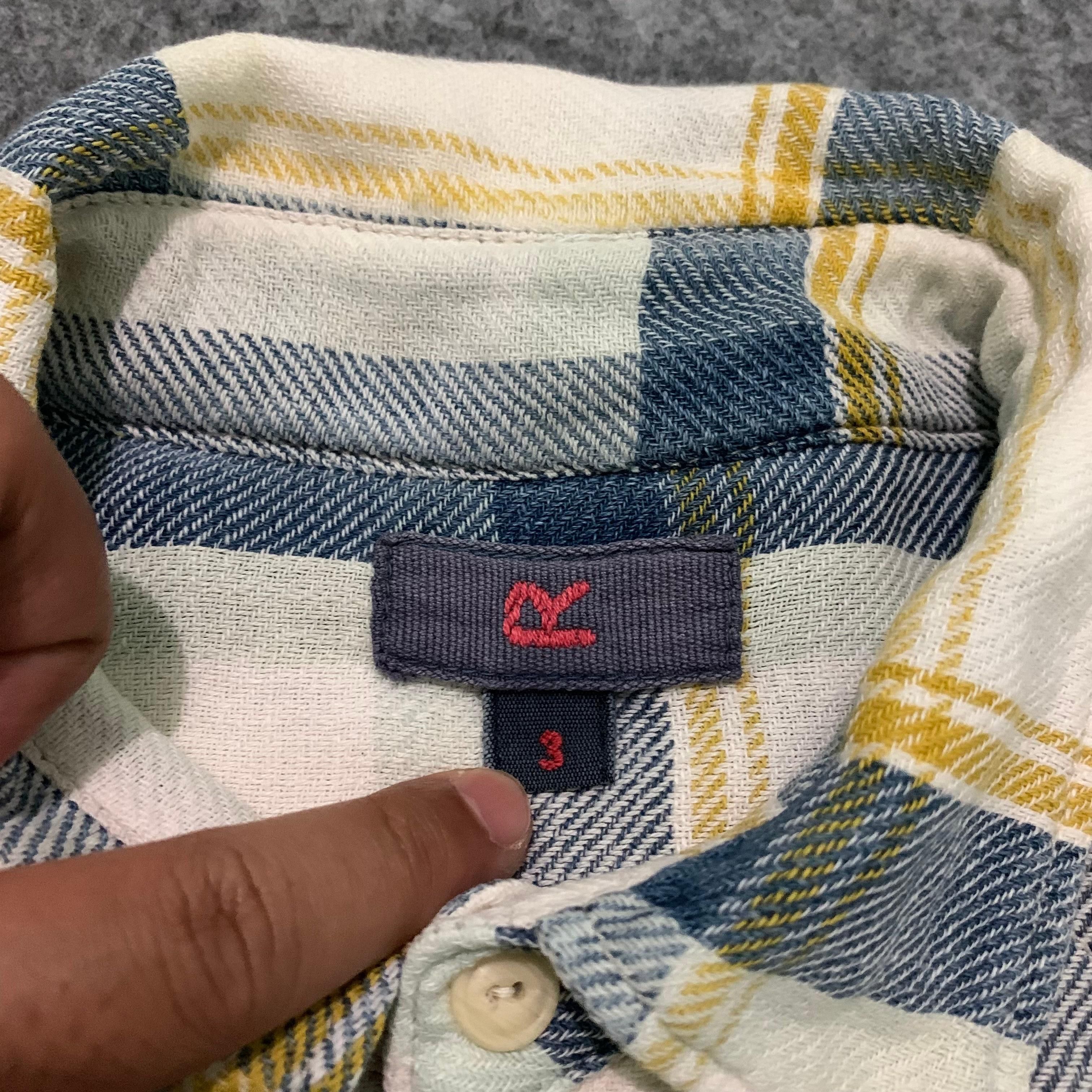 45rpm × Japanese Brand × Vintage Vtg R by 45rpm Plaid Flannel Shirt Snap Button Size US L / EU 52-54 / 3 - 2 Thumbnail