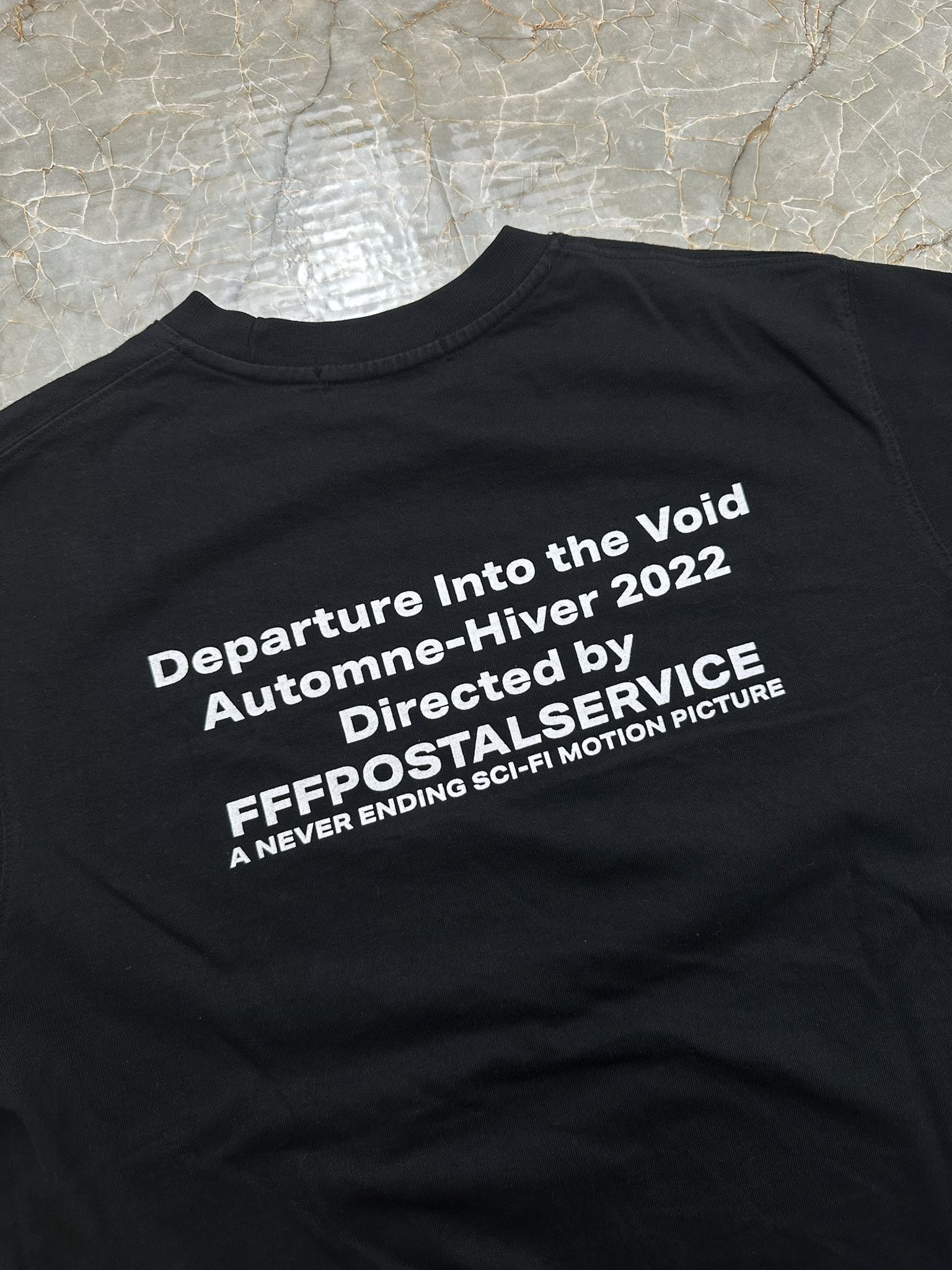 FFFPOSTALSERVICE AW22 Departure Into The Void Tee Size US XL / EU 56 / 4 - 1 Thumbnail
