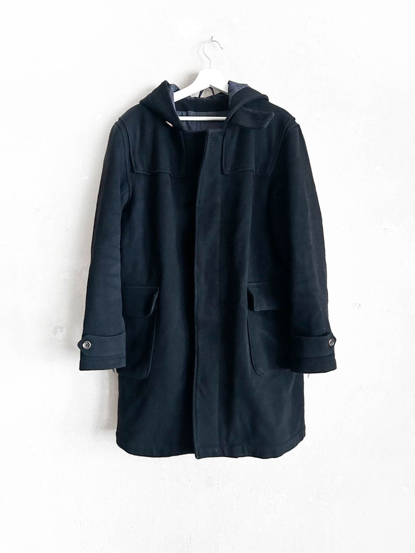 Our Legacy Grail AW20 Black Heavy Melton Dolphin Coat Signed 46