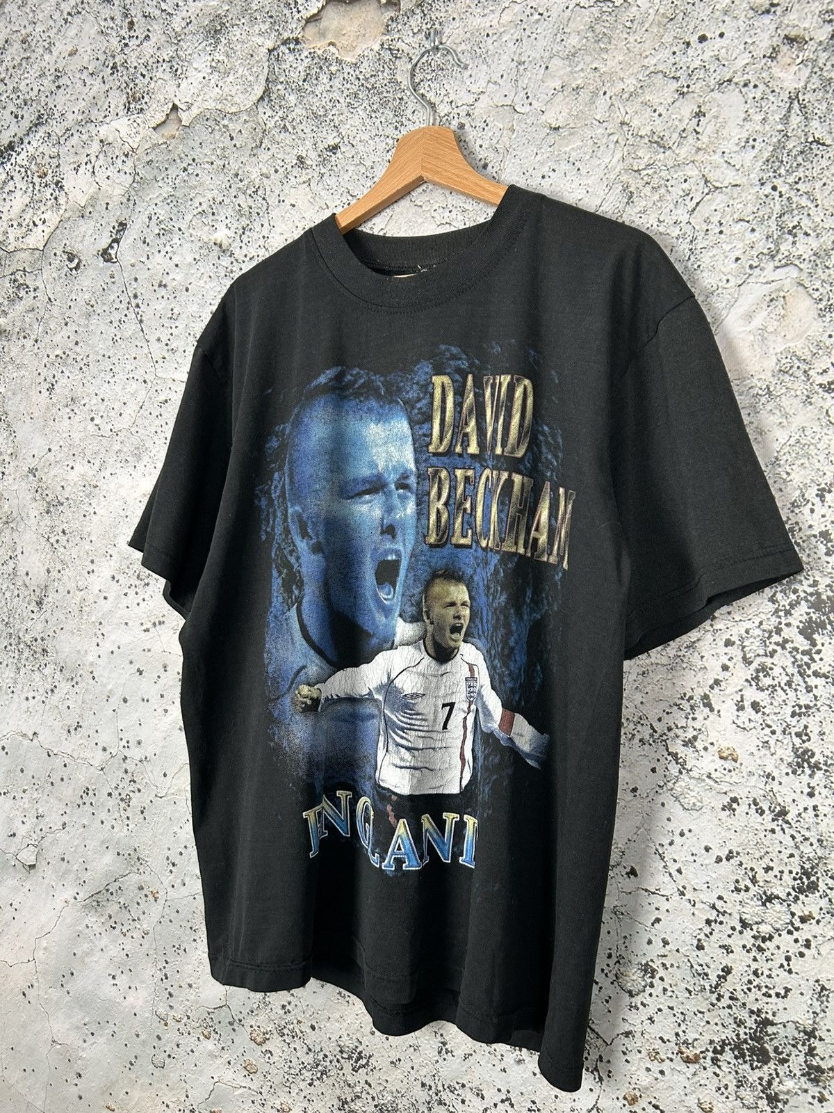 Vintage Vintage David Beckham England Graphic Tee Football Soccer Size US L / EU 52-54 / 3 - 2 Thumbnail