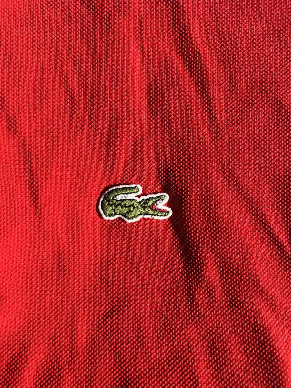 Lacoste Lacoste Vintage 90s Polo Shirt Made in France Red Size L Size US L / EU 52-54 / 3 - 5 Thumbnail