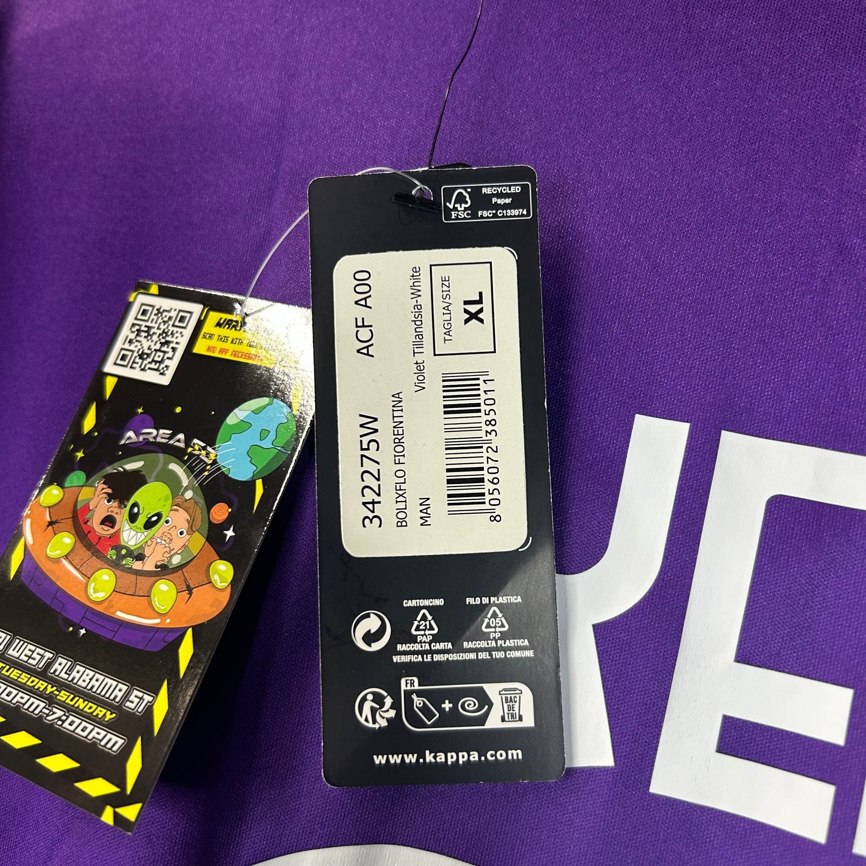 Kappa NWT Kappa Fiorentina Moise Kean Soccer Jersey Size XL Size US XL / EU 56 / 4 - 5 Thumbnail