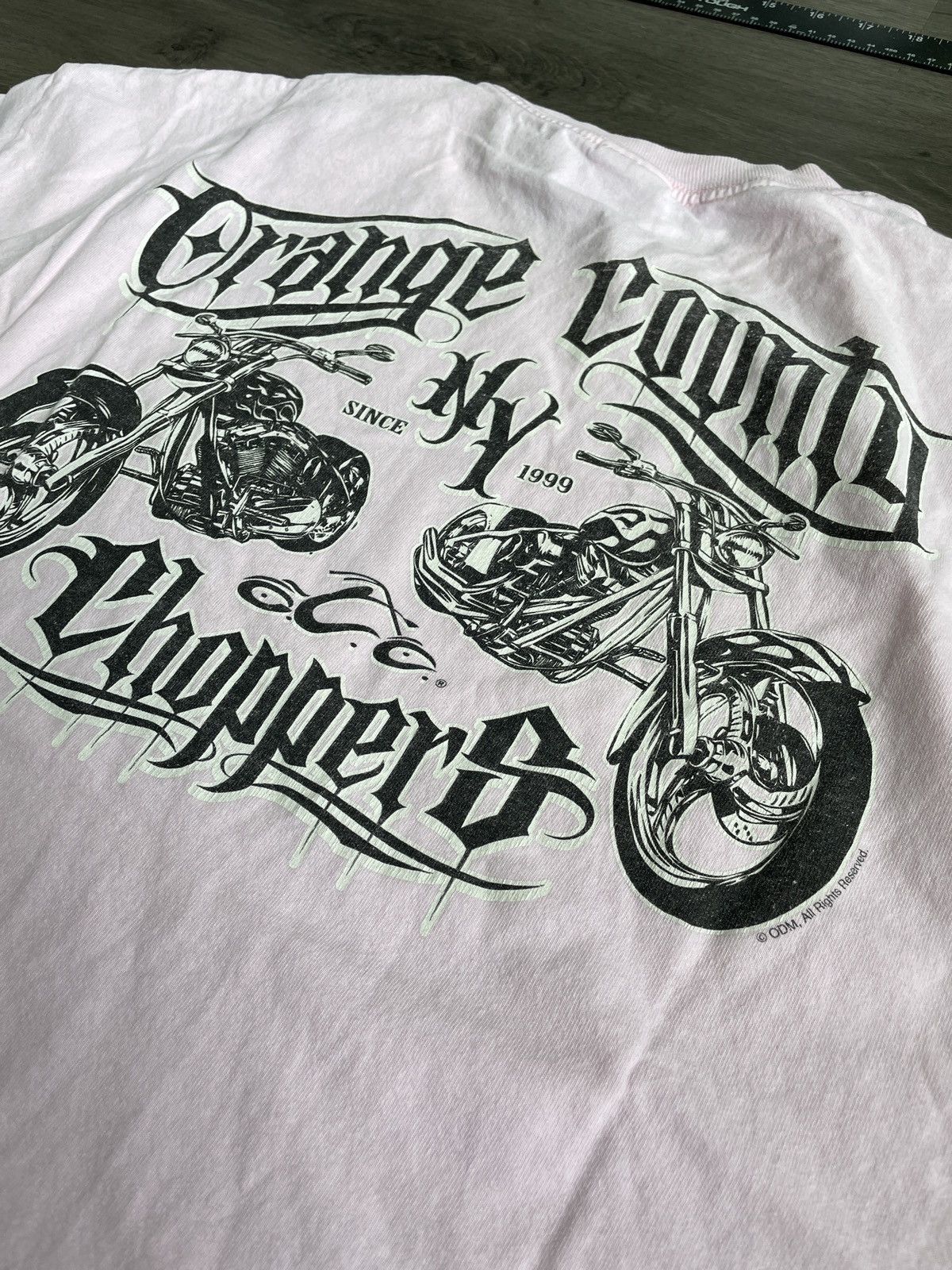 Alstyle × Vintage Y2K Orange County Choppers “Custom Bikes” Shirt (Sz. XL) Size US XL / EU 56 / 4 - 2 Thumbnail
