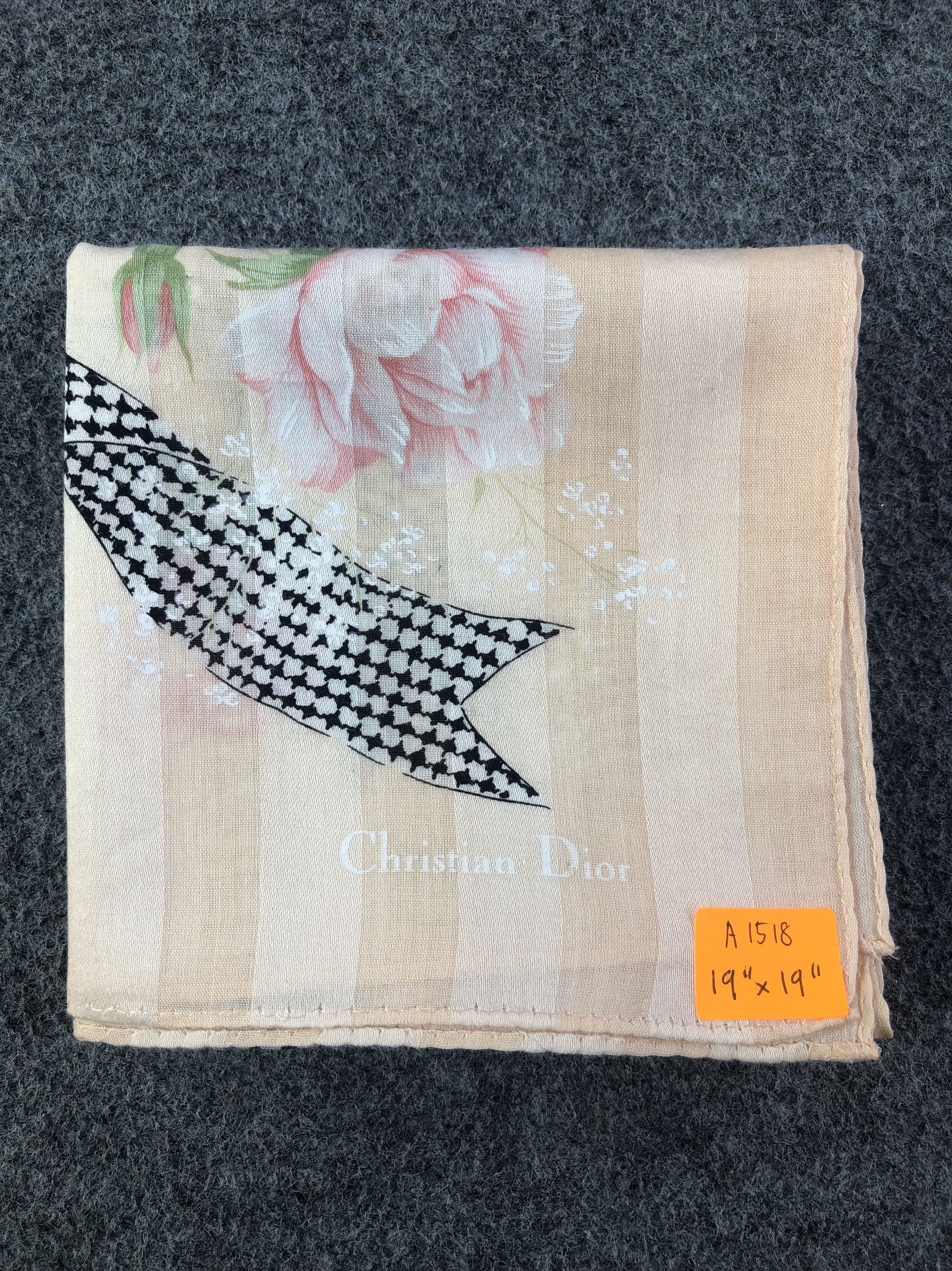 Vintage Christian Dior Handkerchief / Bandana / Neckerchief Size ONE SIZE - 6 Thumbnail