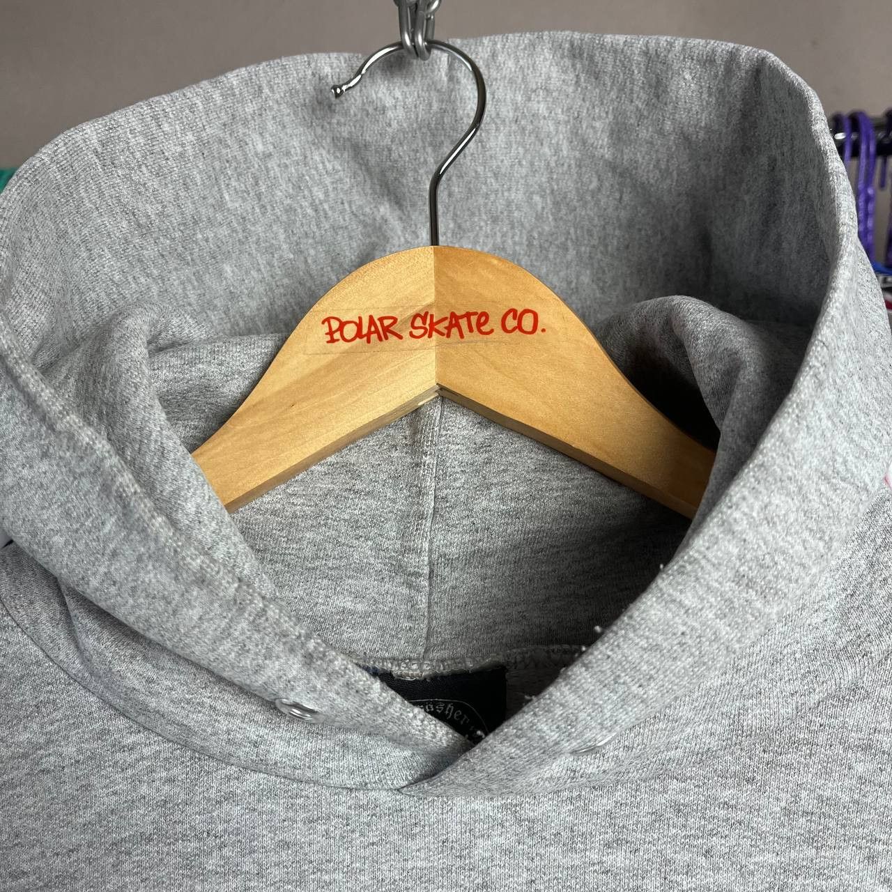 Thrasher Vintage Thrasher Skateboarding SK8 Gray Hoodie Box Fit Size US L / EU 52-54 / 3 - 7 Thumbnail