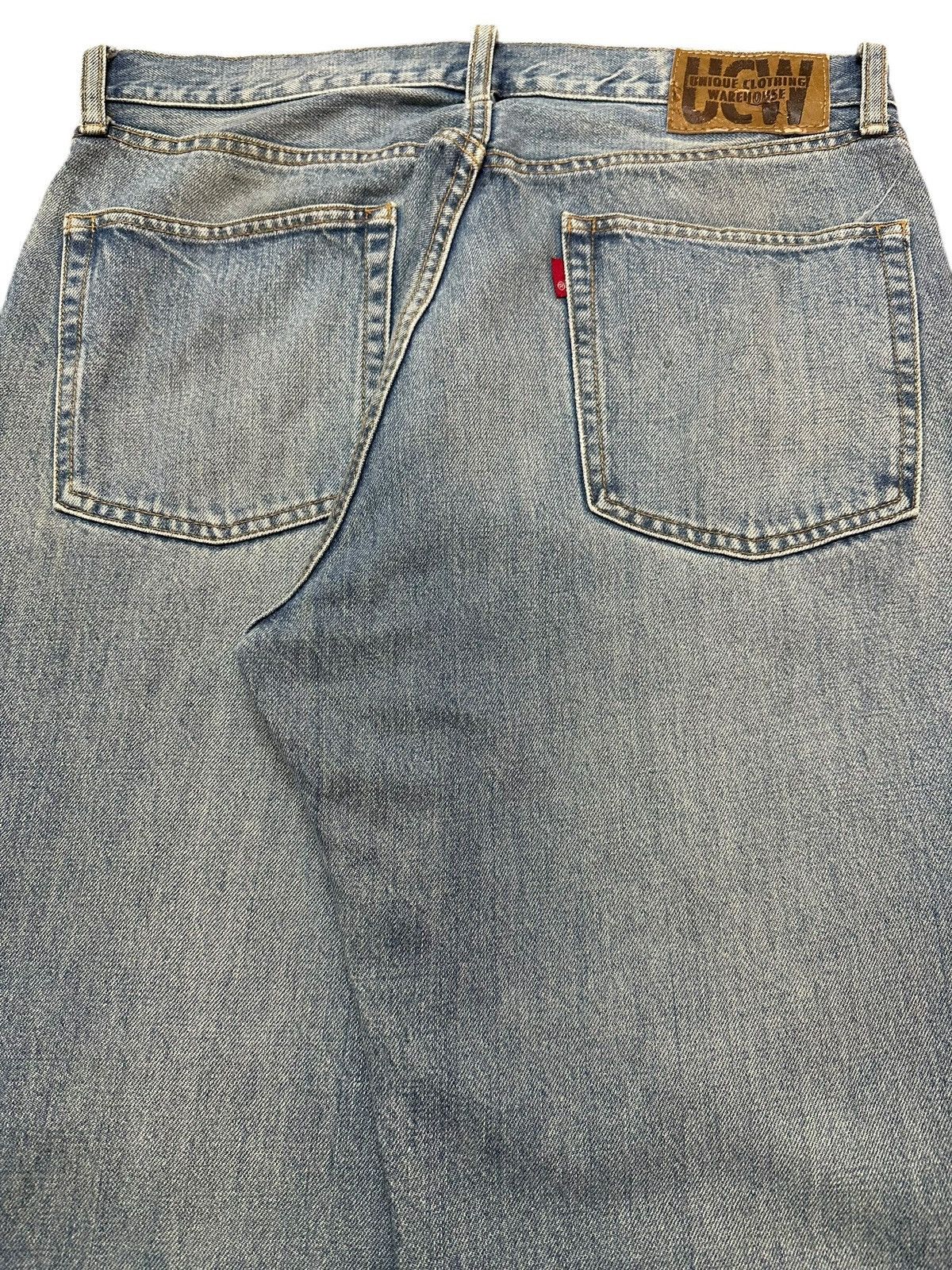 Japanese Brand Vintage Japanese Brand Faded Mud Wash Distress Baggy Jeans Size US 32 / EU 48 - 6 Thumbnail