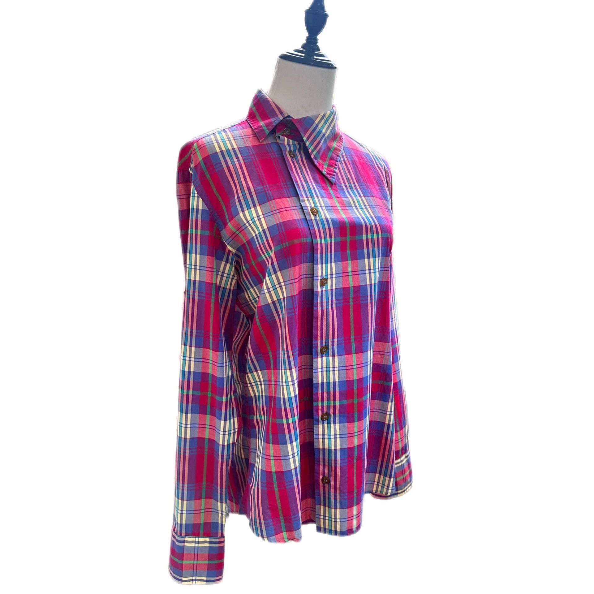 Vivienne Westwood Vivienne Westwood Men's Asym Placket Odd Check Shirt 48 Size US M / EU 48-50 / 2 - 3 Thumbnail