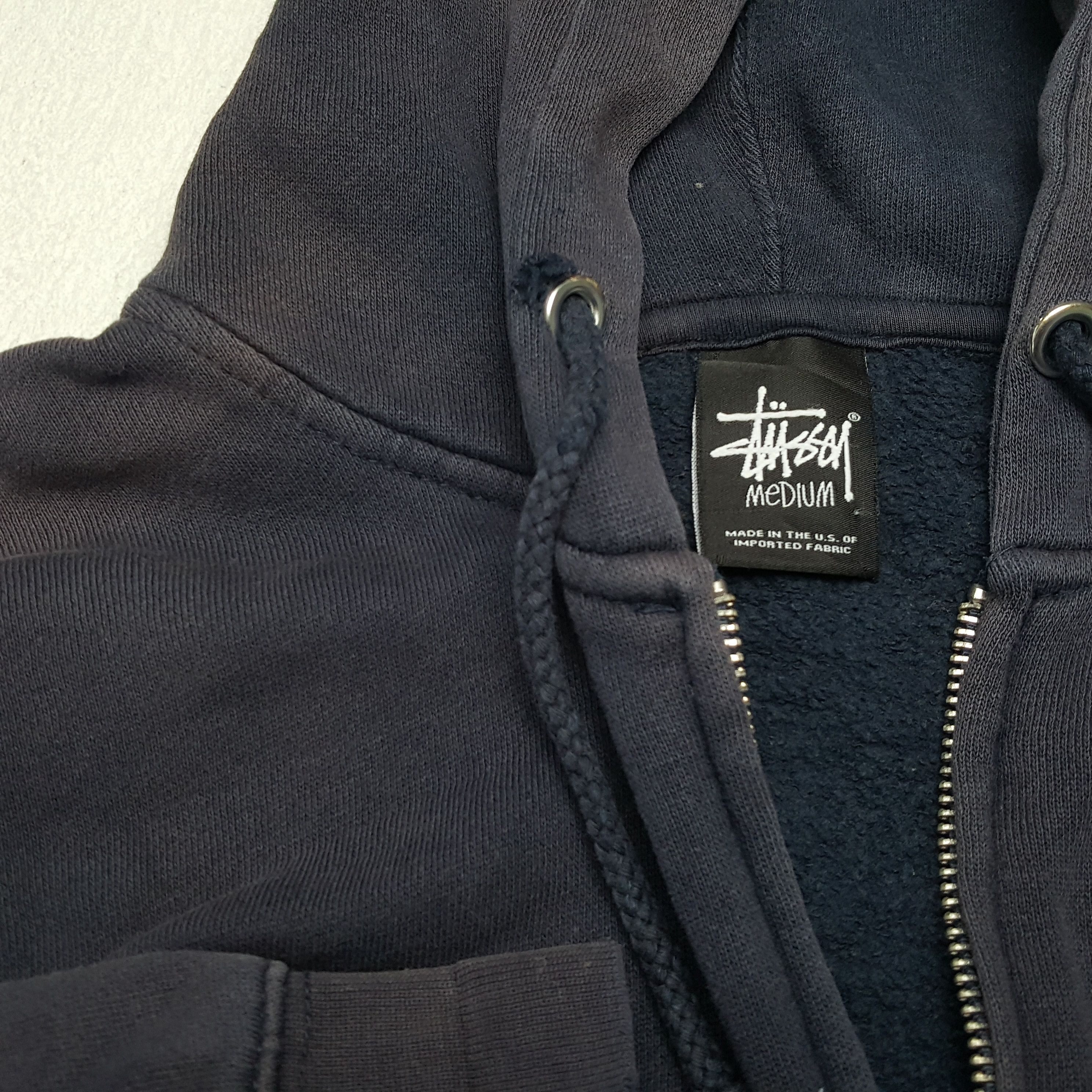 Stussy × Vintage Vintage STUSSY Streetwear Skateboard Distressed Hoodies Size US L / EU 52-54 / 3 - 11 Thumbnail
