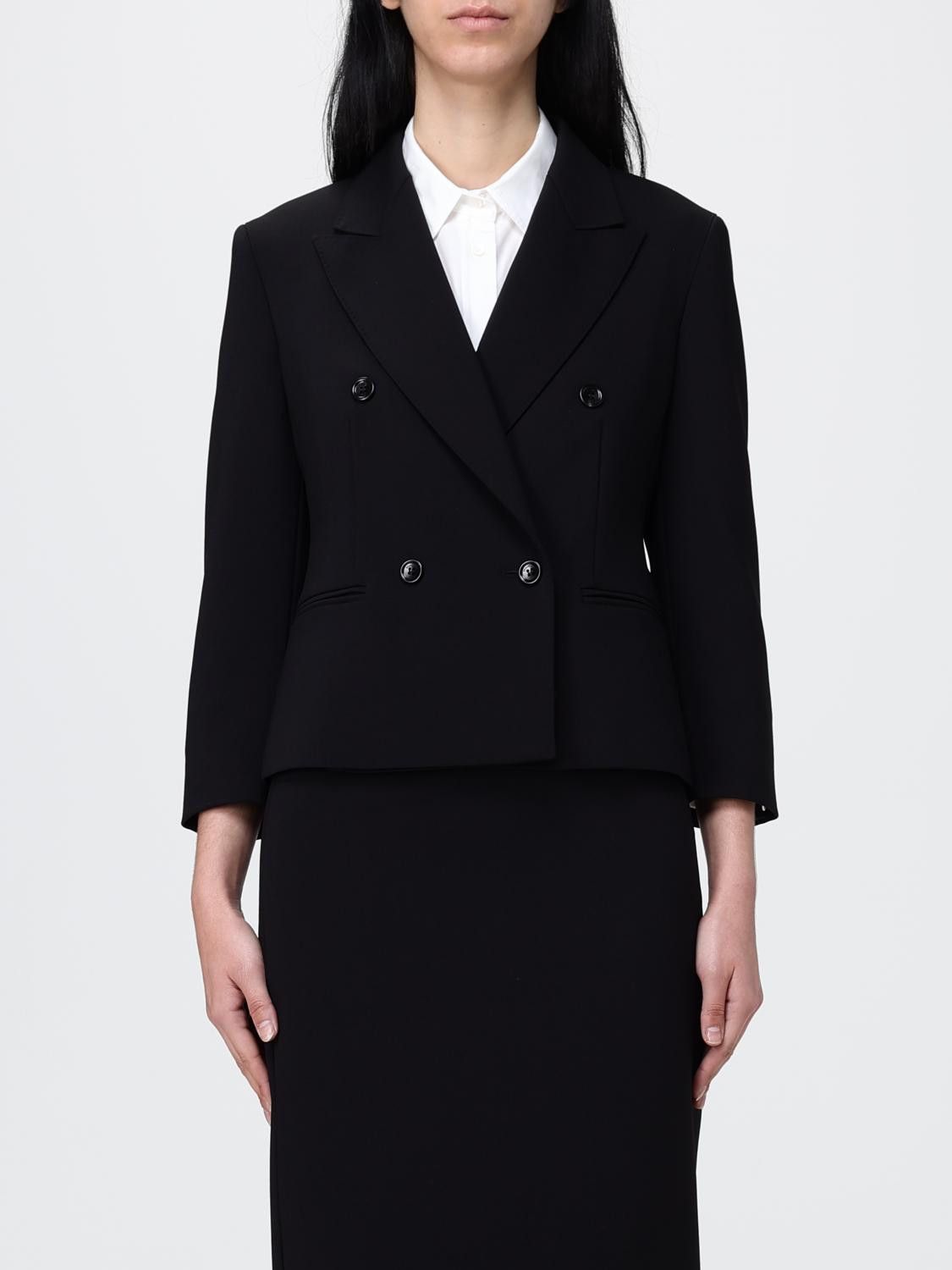 Max Mara Max Mara Jacket Woman Black Size M / US 6-8 / IT 42-44 - 1 Thumbnail