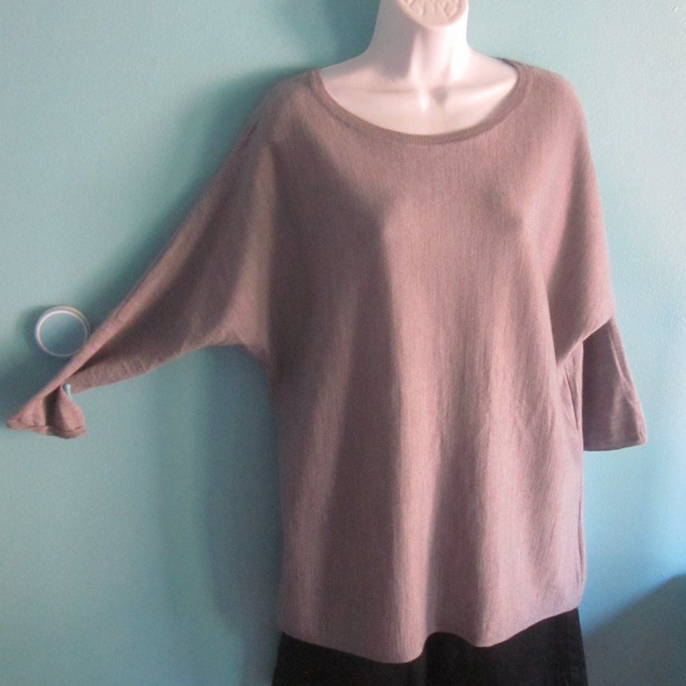 Magaschoni Magaschoni Size L Gray Dolman Sleeve Oversized Wool Blend S Size L / US 10 / IT 46 - 6 Thumbnail