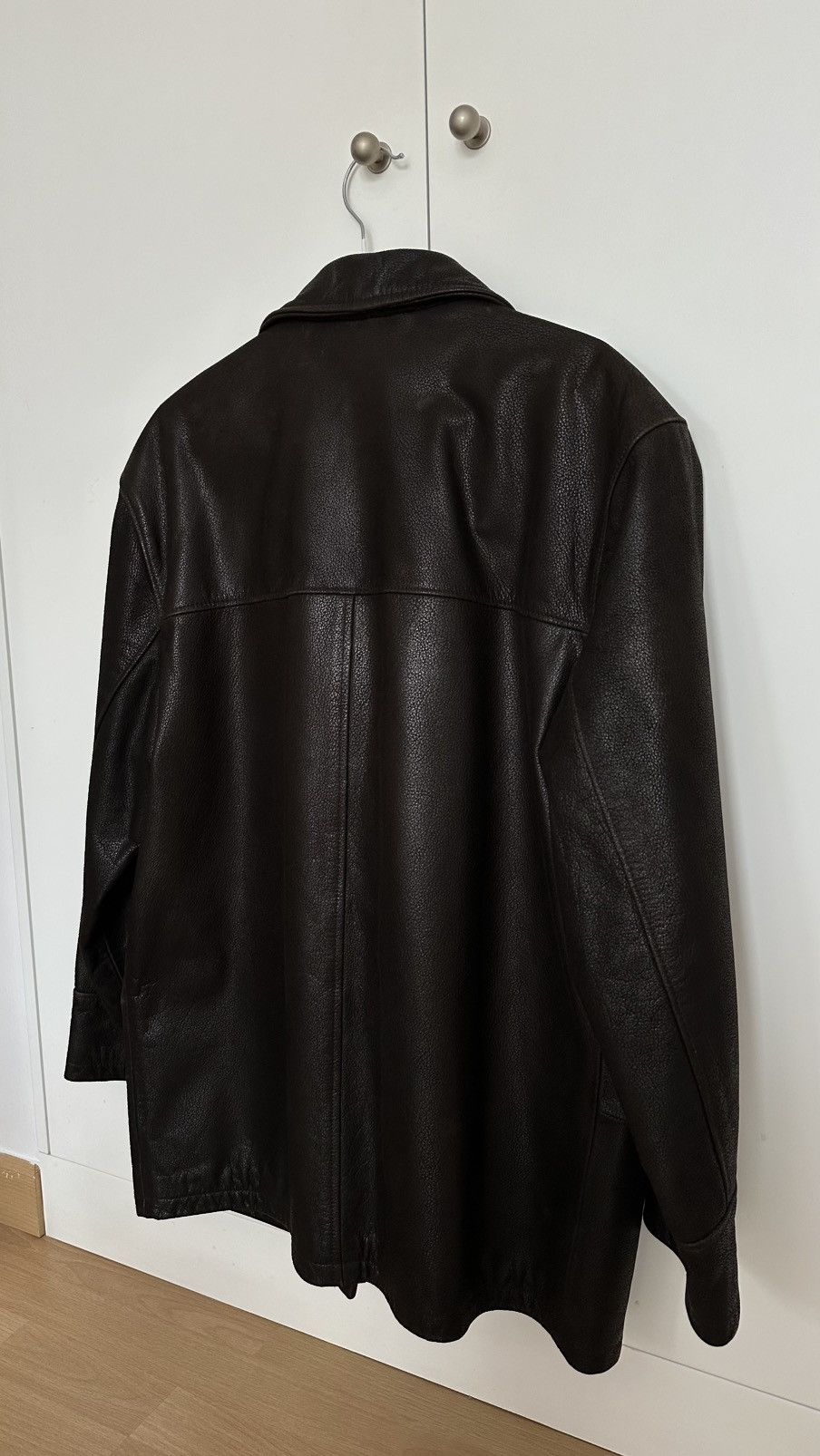 Leather × Vintage Vintage 100% Leather Jacket “Cardigan” Size US M / EU 48-50 / 2 - 9 Thumbnail