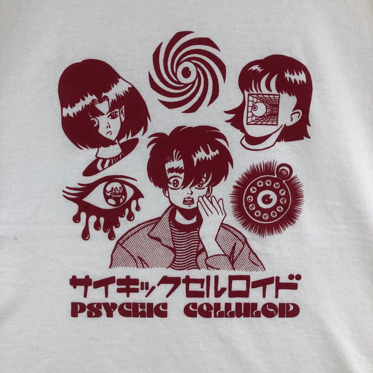 Anime × Edwin × Vintage Vintage PSYCHIC CELLULOID T-Shirt Anime Horror Edwin Size US M / EU 48-50 / 2 - 3 Thumbnail