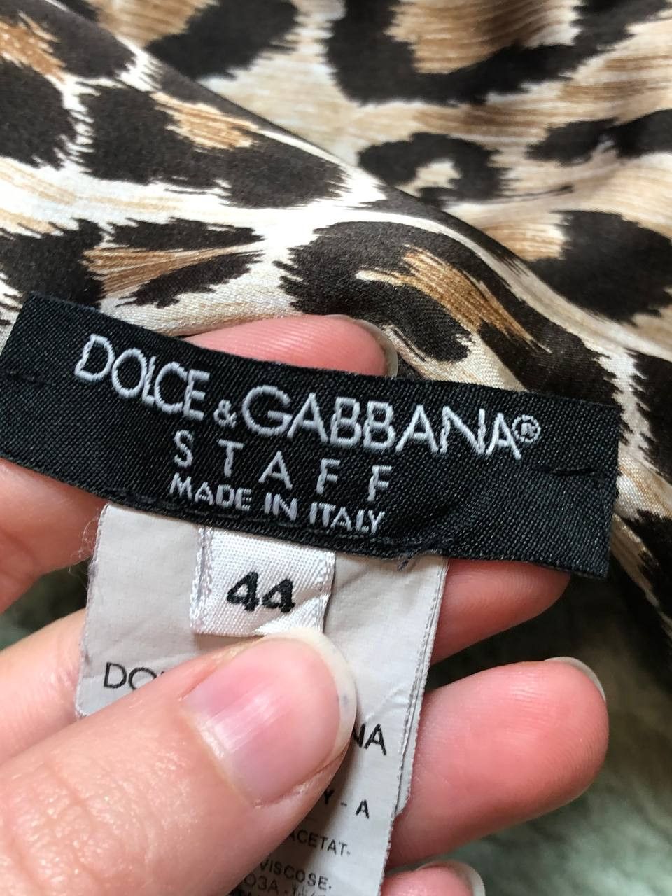 Dolce & Gabbana Luxury Dolce & Gabbana Animal Print Midi Dress Size M Size M / US 6-8 / IT 42-44 - 2 Thumbnail