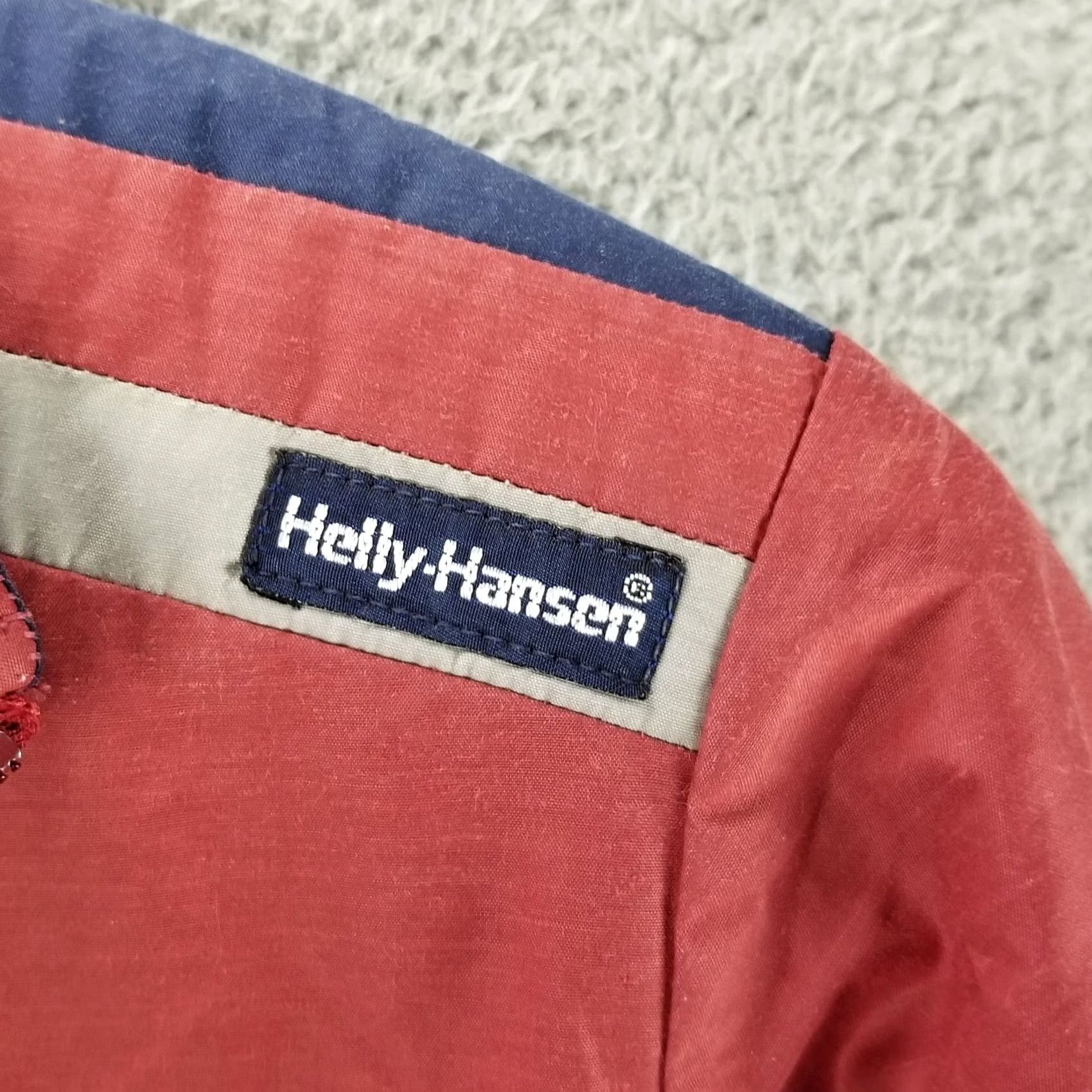 Helly Hansen VTG RARE Helly Hansen One Piece Full Sailing Suit Womens Medium Red Windbreaker Jacket (Sailing) Size M / US 6-8 / IT 42-44 - 4 Thumbnail