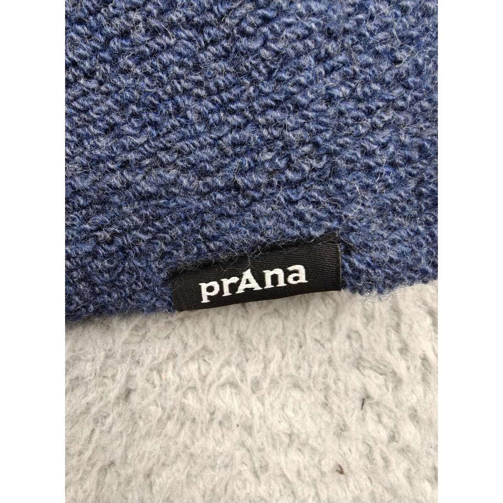 Prana prAna Jacket Mens Medium Blue Stormy Night Heather IncrediWool Overshirt Wool Size US M / EU 48-50 / 2 - 5 Thumbnail
