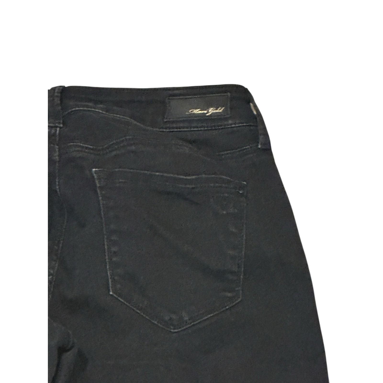 AG Adriano Goldschmied Mavi Gold Adrianna Ankle Black Mid Rise Super Skinny Jeans Size 28" / US 6 / IT 42 - 15 Thumbnail