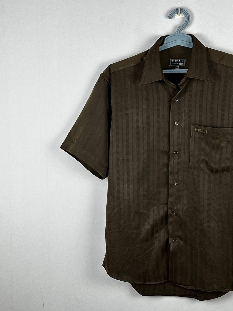 Versace Vintage Versace Classic V2 Shirt Luxury 90s Size US L / EU 52-54 / 3 - 2 Thumbnail