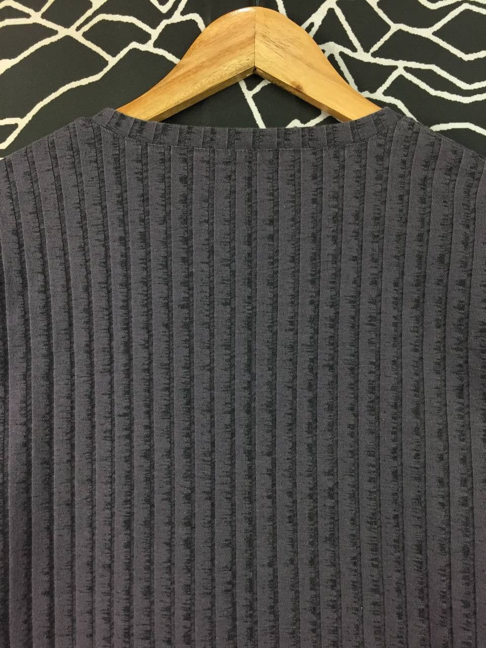 Morgan Homme Morgan Homme Waffle Rib Knit Long Sleeve Henley Tee Size US M / EU 48-50 / 2 - 7 Thumbnail