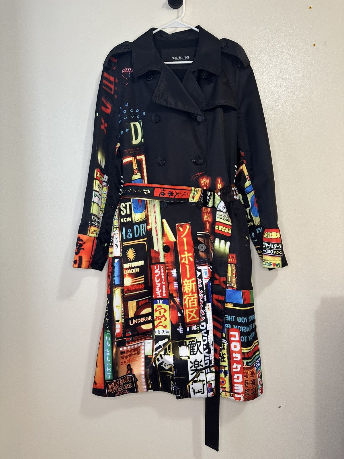 Neil Barrett Neil Barrett Tokyo Trench Coat Size US XL / EU 56 / 4 - 4 Thumbnail