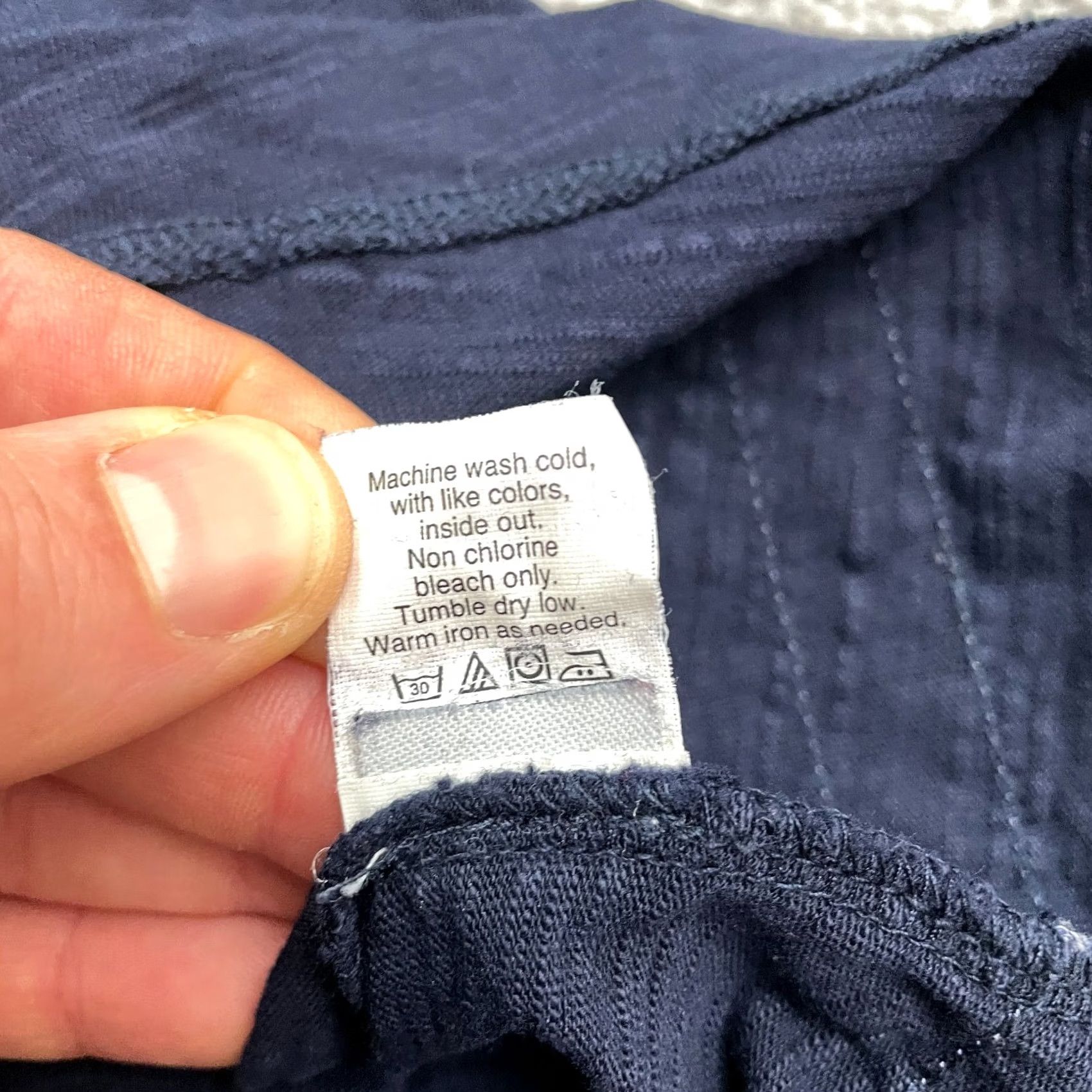 J.Crew VINTAGE: No J.CREW T-Shirt Shirt Womens XS Blue Short Sleeve Mock Neck 100% Cotton Easy Care Stretch All Seasons Casual Womens Size XS / US 0-2 / IT 36-38 - 5 Thumbnail