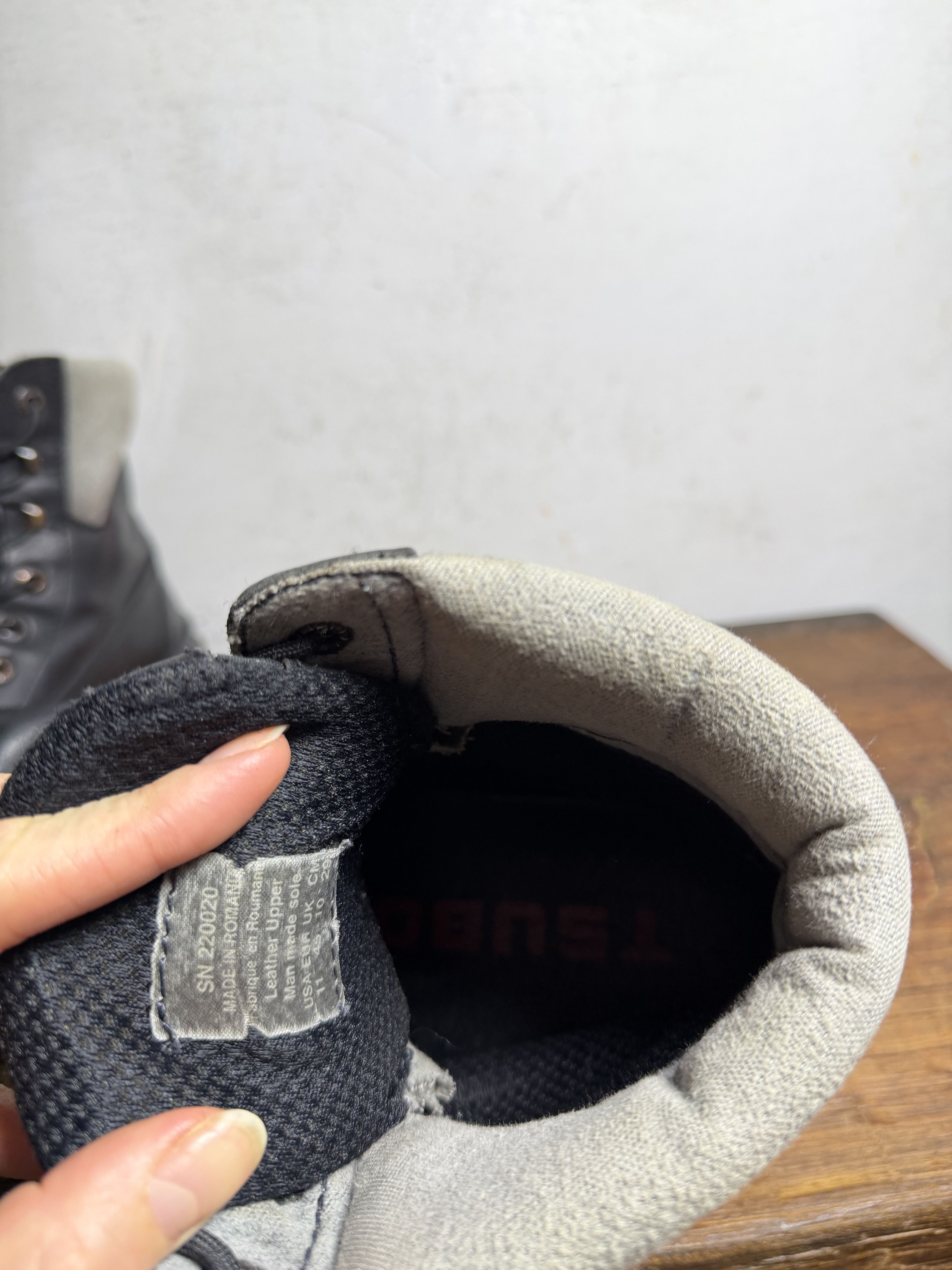 Diesel Diesel D-Hammer Black Boots Size US 11 / EU 44 - 10 Thumbnail