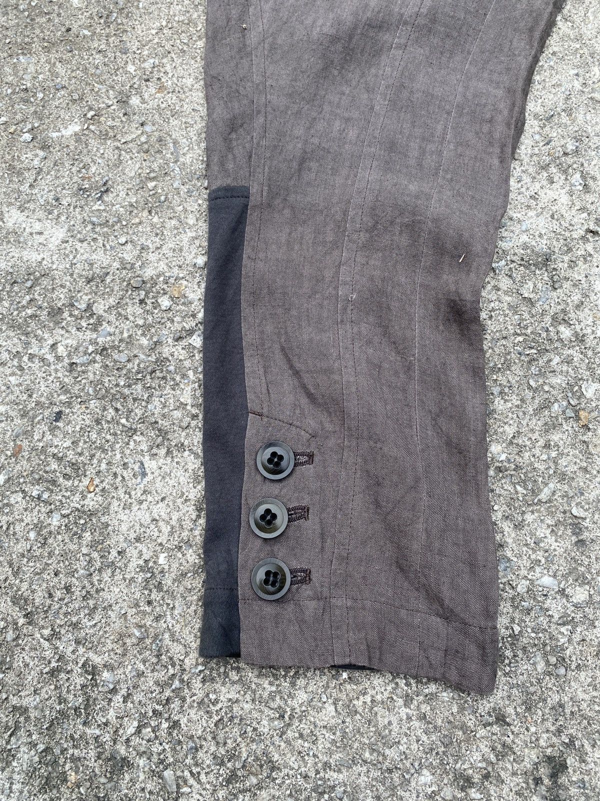 Yohji Yamamoto 1990s - Vintage Y’s Yohji Yamamoto Linen Cropped Pant Size US 30 / EU 46 - 6 Thumbnail