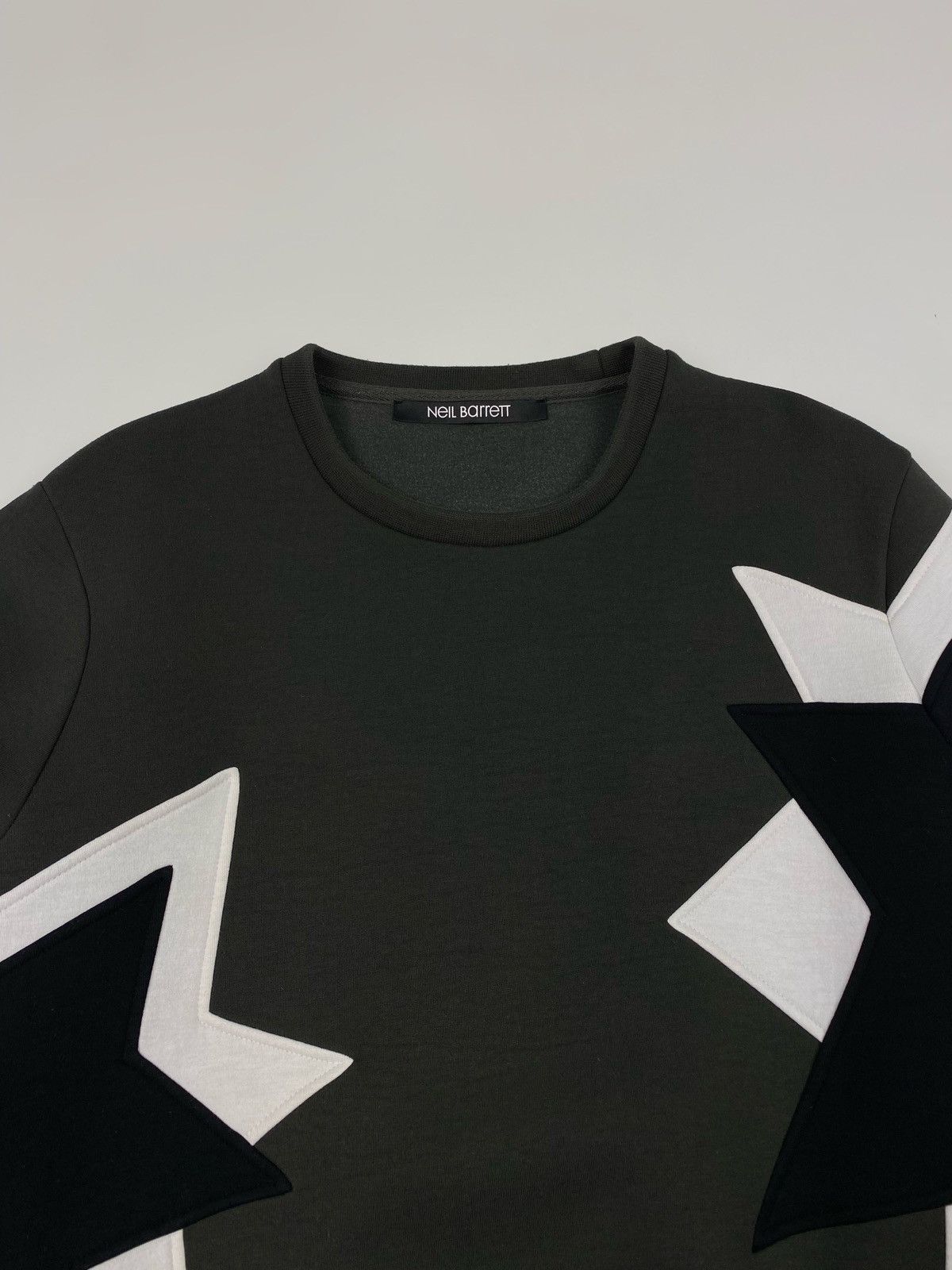 Neil Barrett Neil Barrett Patchwork Star Sweatshirt Size US XS / EU 42 / 0 - 4 Thumbnail
