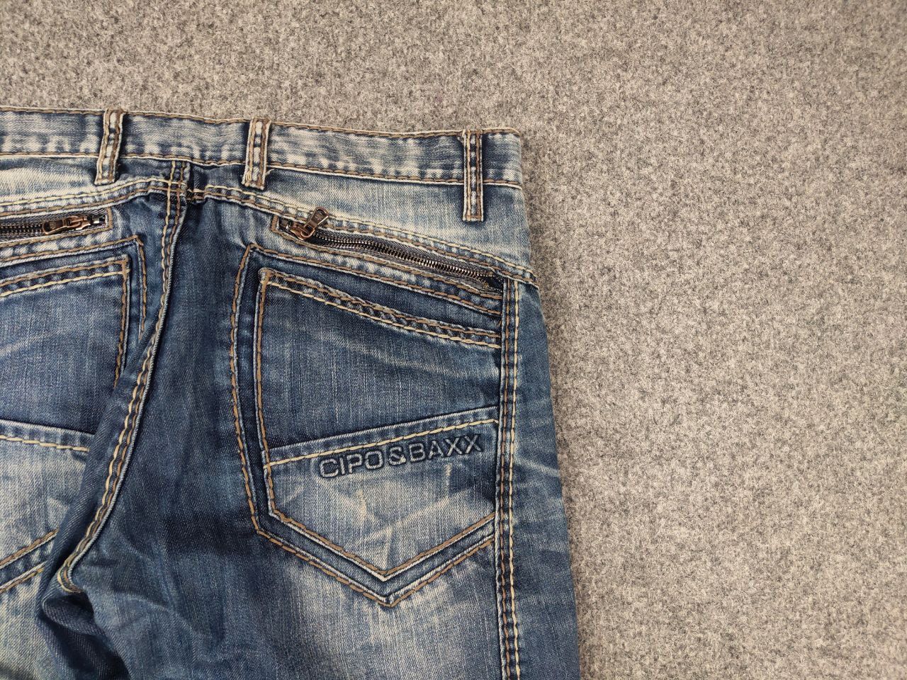 Japanese Brand Vintage Cipo Baxx Japan Y2k Style if six was nine Zip Jeans Size US 32 / EU 48 - 11 Thumbnail
