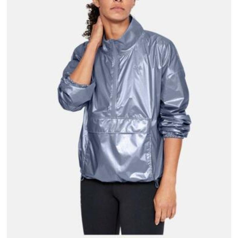Under Armour Under Armour Womens Blue Silver Anorak Pullover Jacket M Size M / US 6-8 / IT 42-44 - 1 Thumbnail