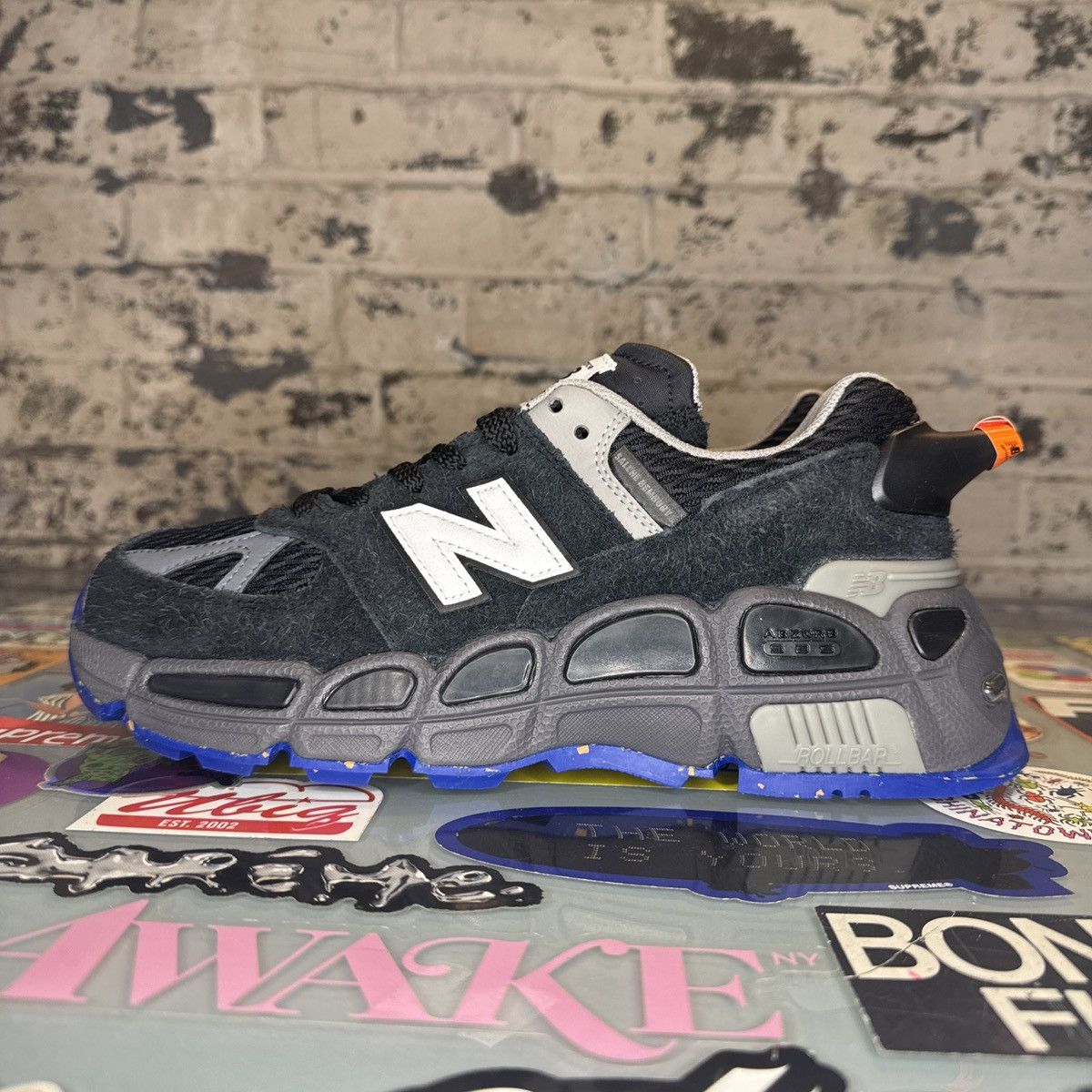 New Balance × Salehe Bembury Salehe Bembury New Balance 574 Yurt Black Sz 9.5 Size US 9.5 / EU 42-43 - 1 Thumbnail