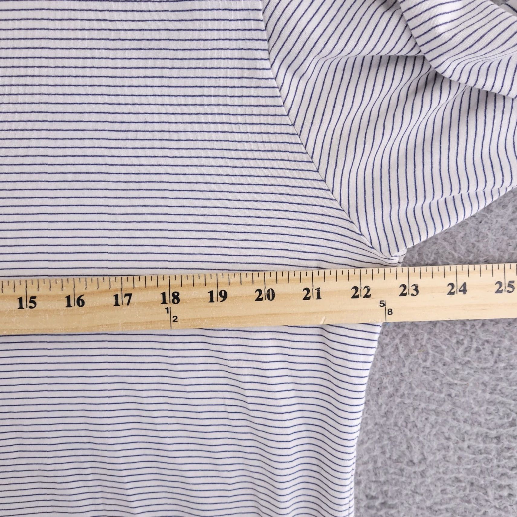 Peter Millar Peter Millar Shirt Mens Large White Golf Polo Striped Seaside Wash Size US L / EU 52-54 / 3 - 6 Thumbnail