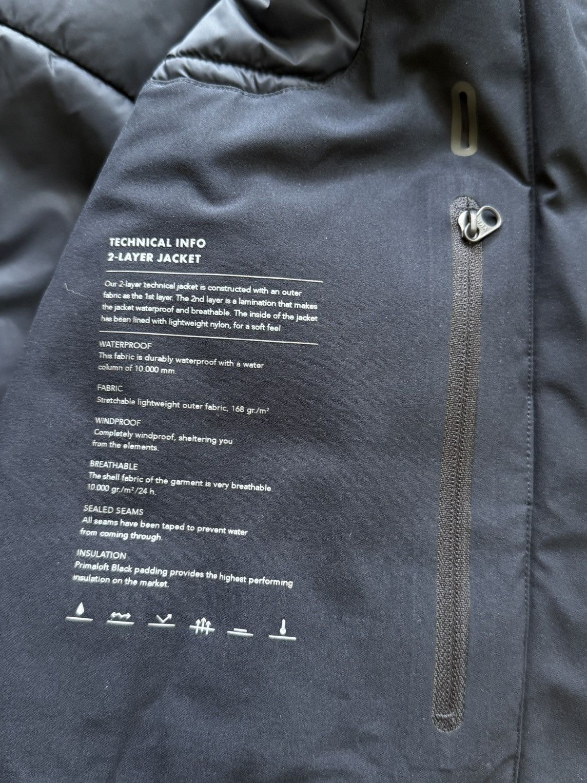 Nn07 No Nationality John 2 layer Primaloft coat jacket