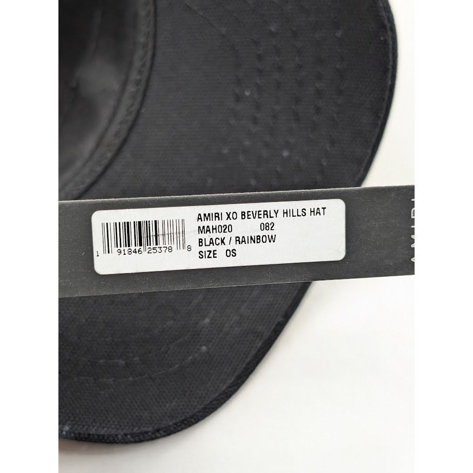 Amiri o1rshd1 Q:3 / Size: OS / Baseball Cap / Hat in Black/Rainbow Size ONE SIZE - 18 Thumbnail
