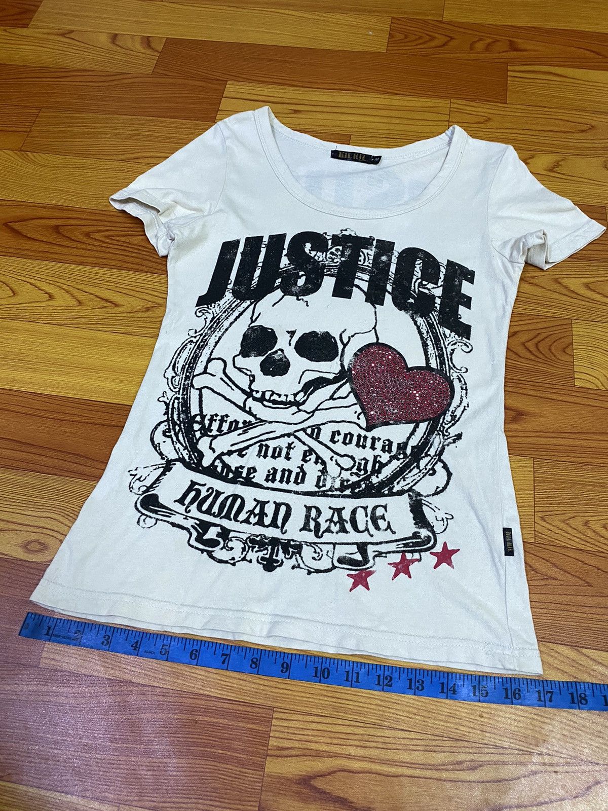 14th Addiction × If Six Was Nine × Japanese Brand Justice Human Rage Skull Tee Japanese Brand Size S / US 4 / IT 40 - 9 Thumbnail