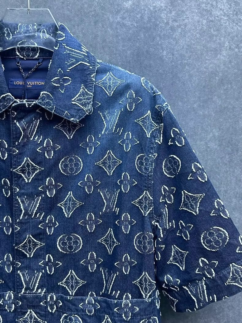 Louis Vuitton Louis Vuitton Louis Vuitton Logo Embroidered Short Sleeve Size US M / EU 48-50 / 2 - 5 Thumbnail